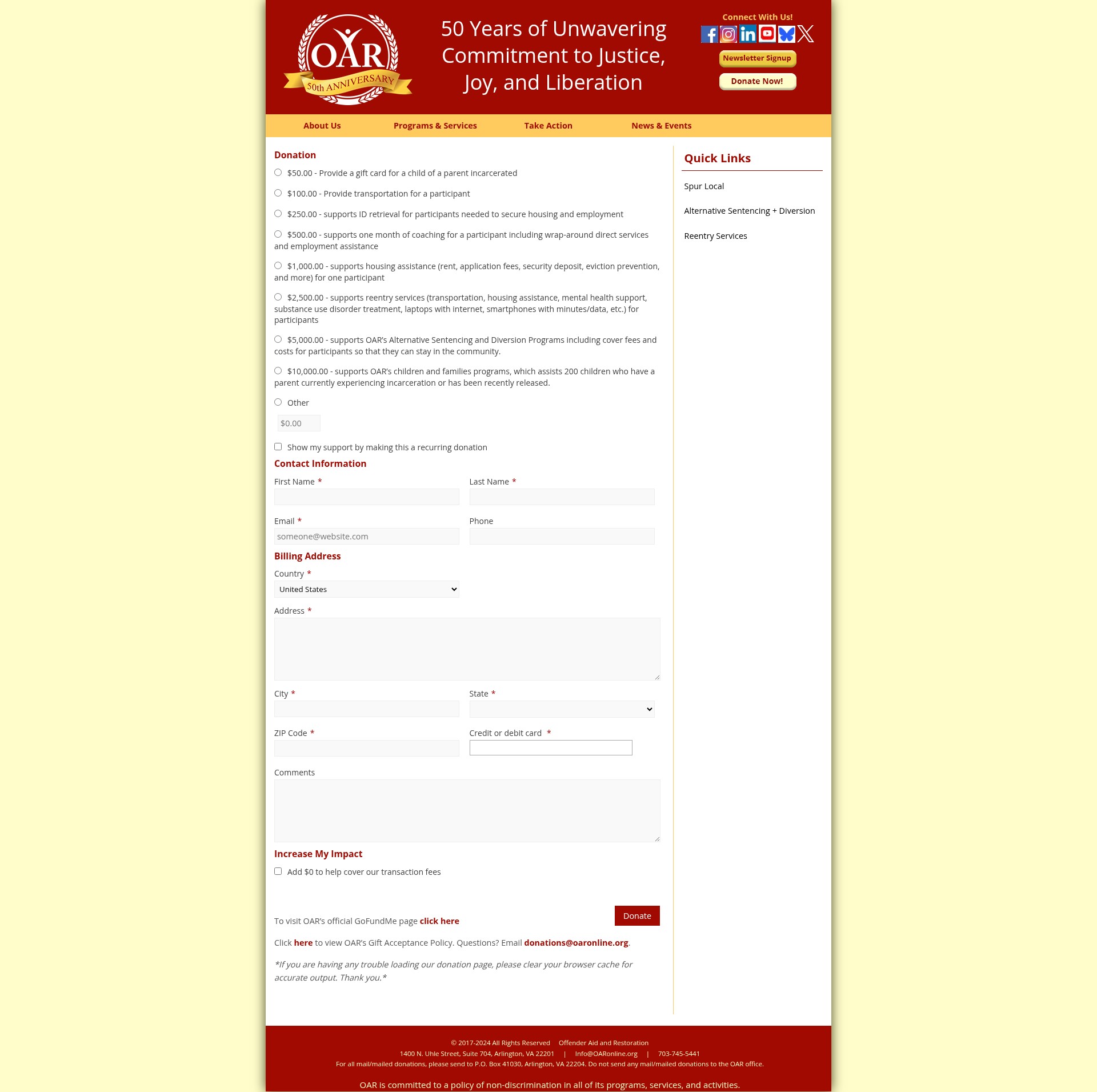Landing Page