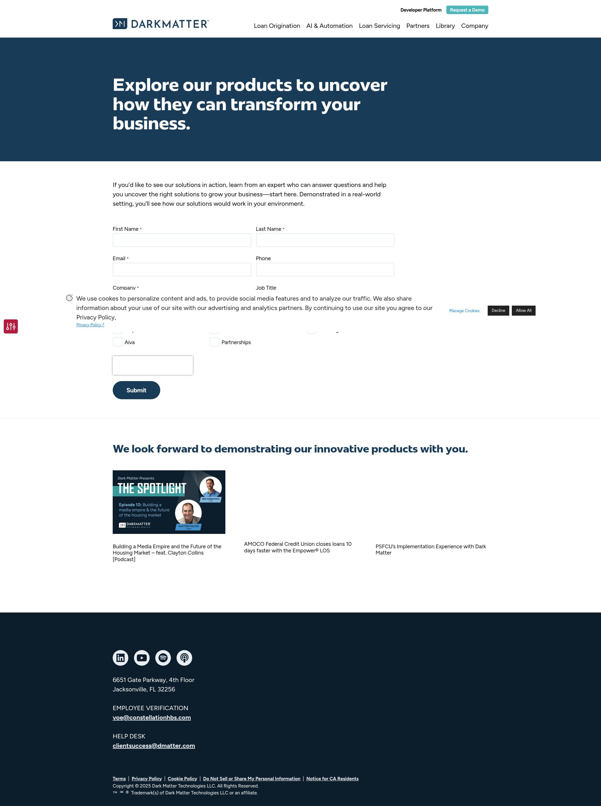 Landing Page