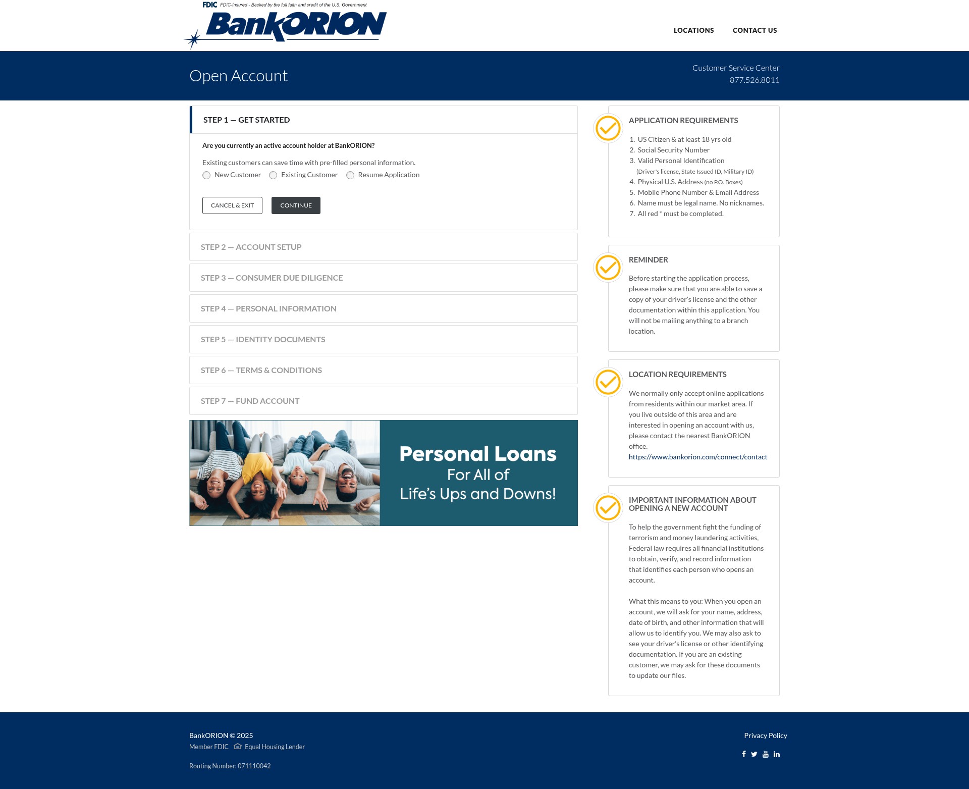 Landing Page