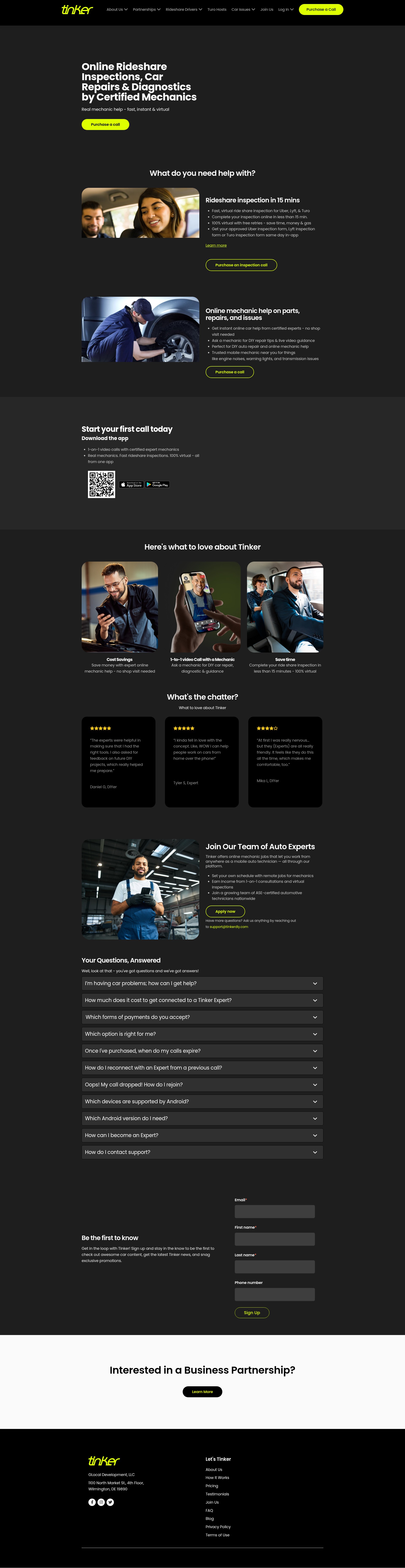 Landing Page