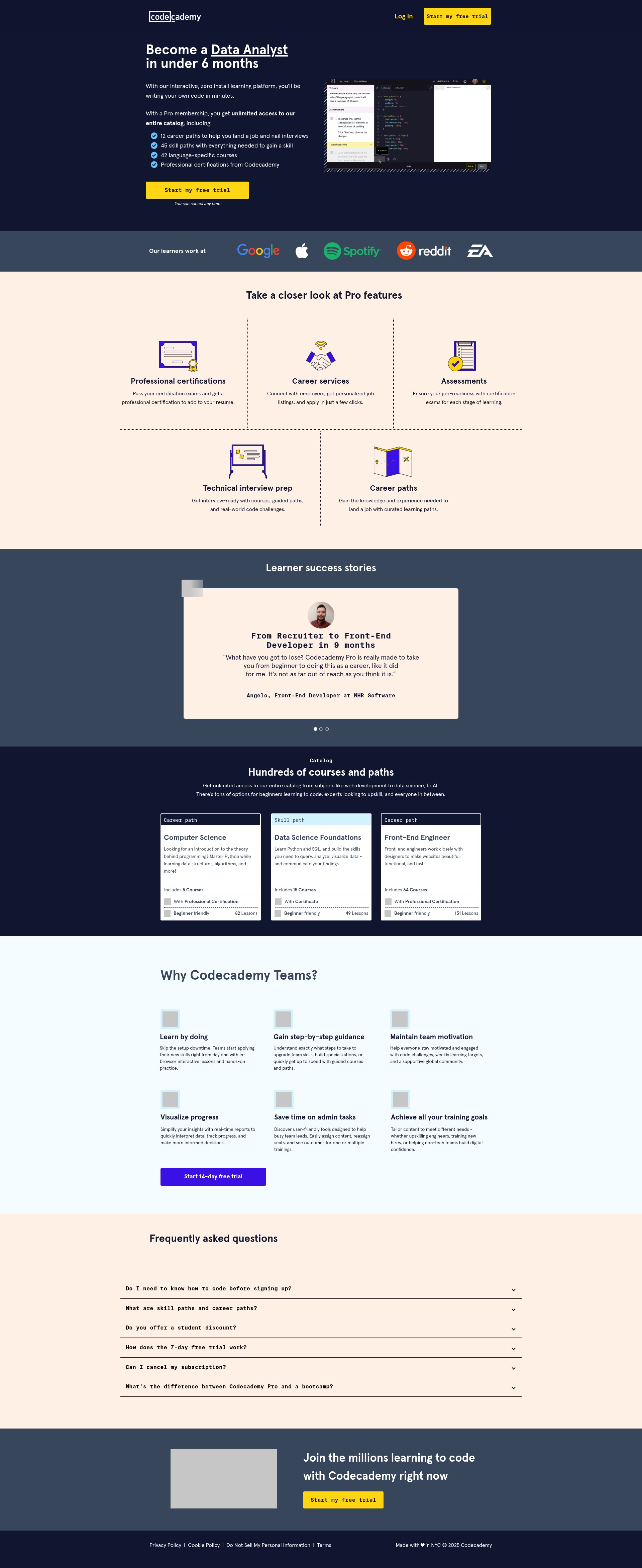 Landing Page