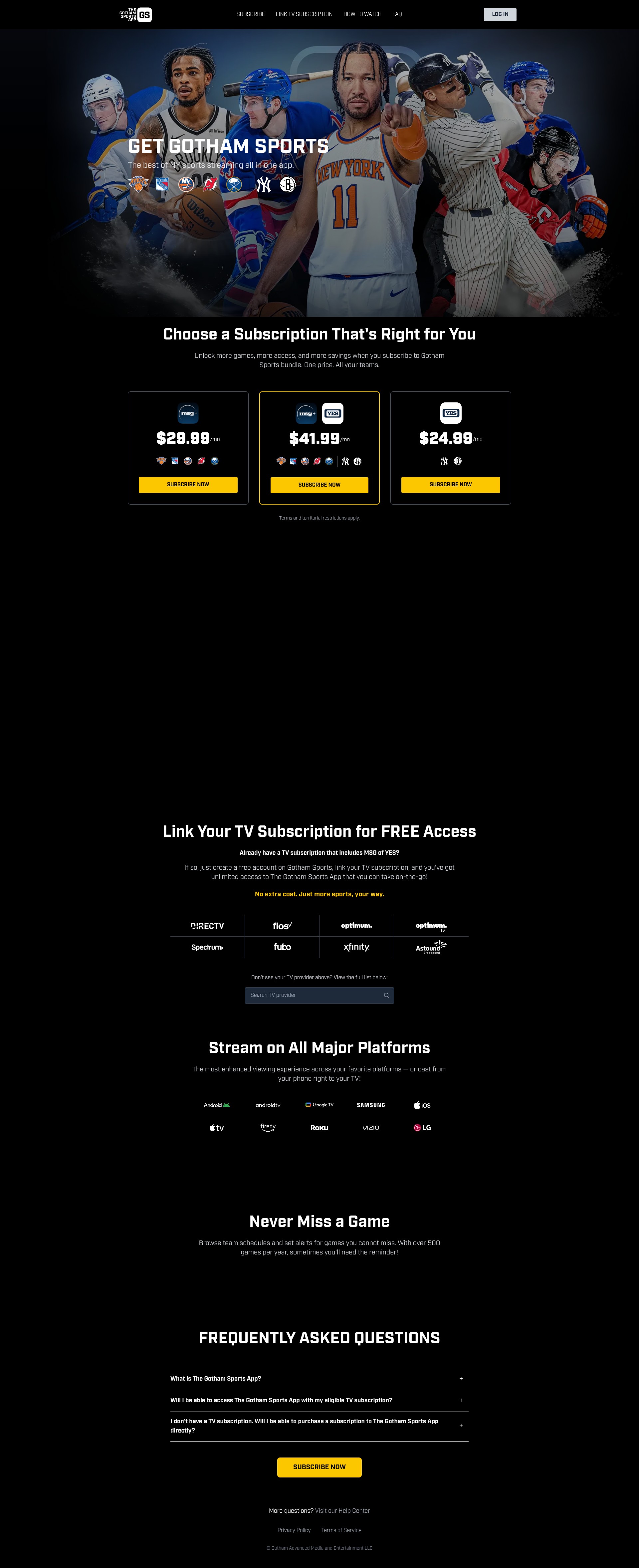 Landing Page