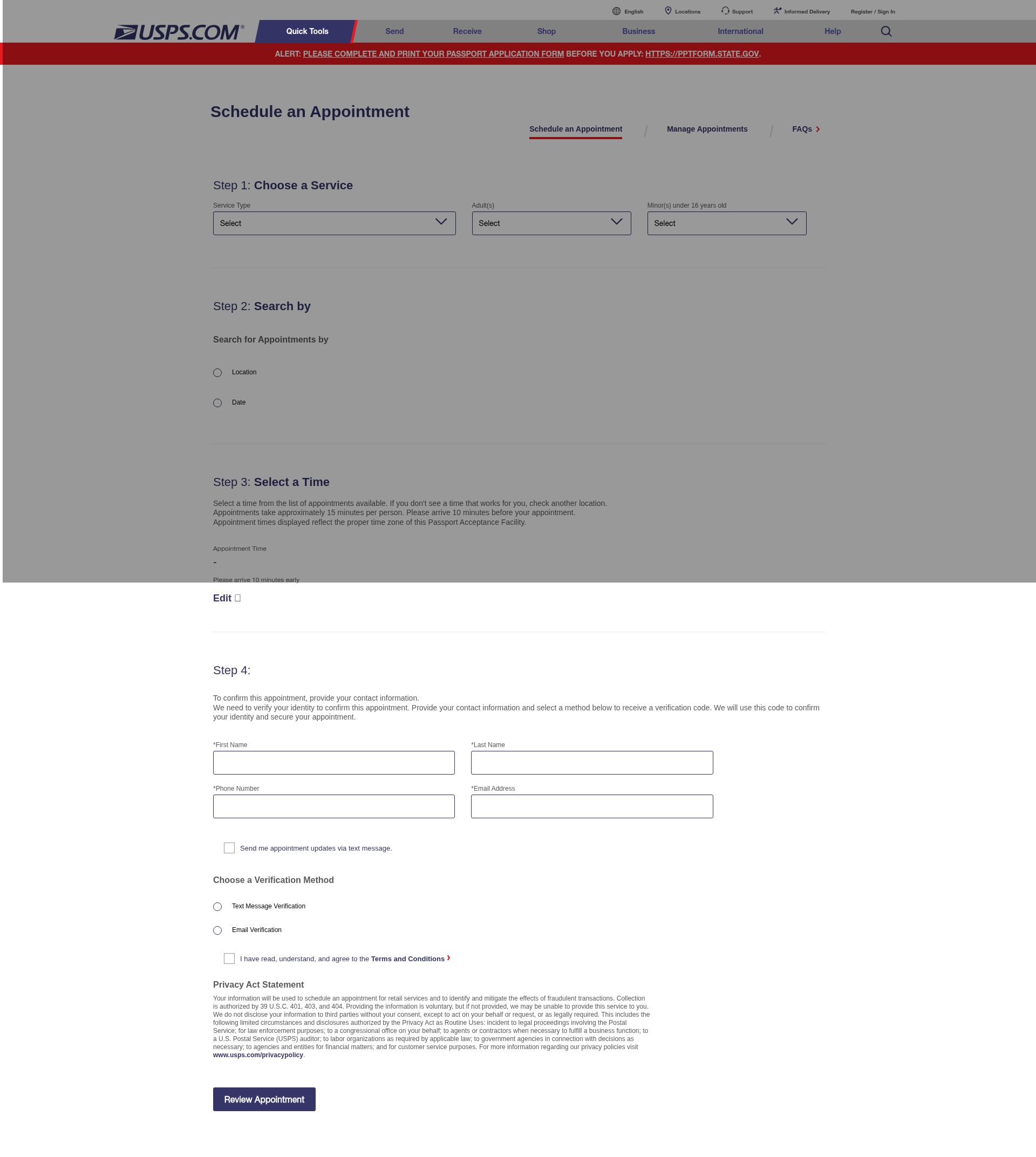 Landing Page