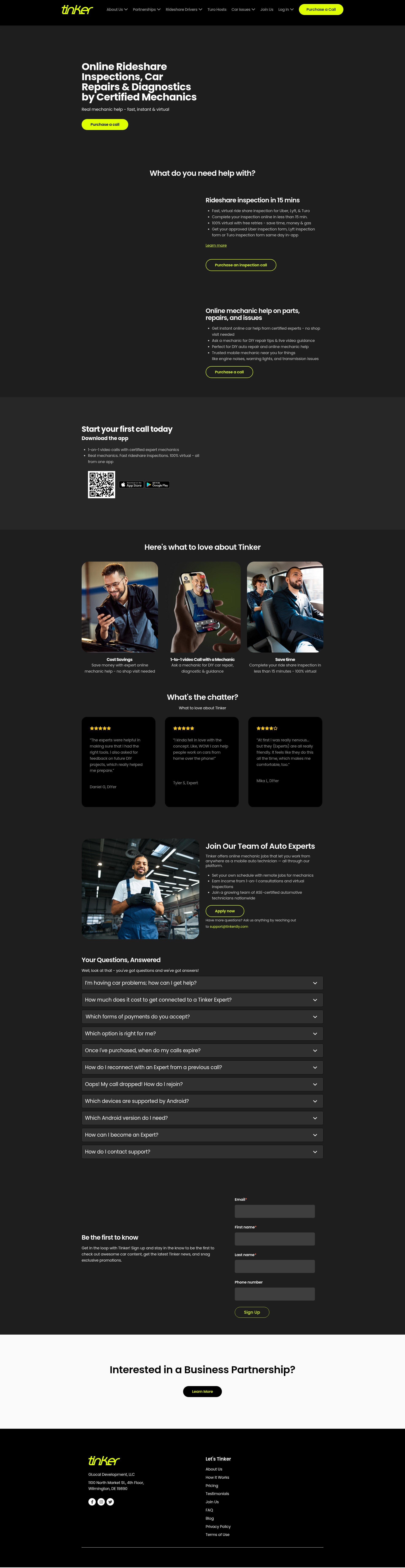 Landing Page