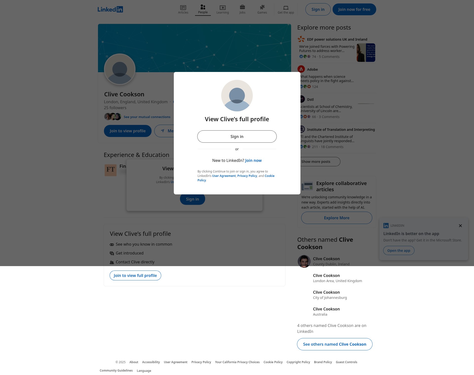 Landing Page