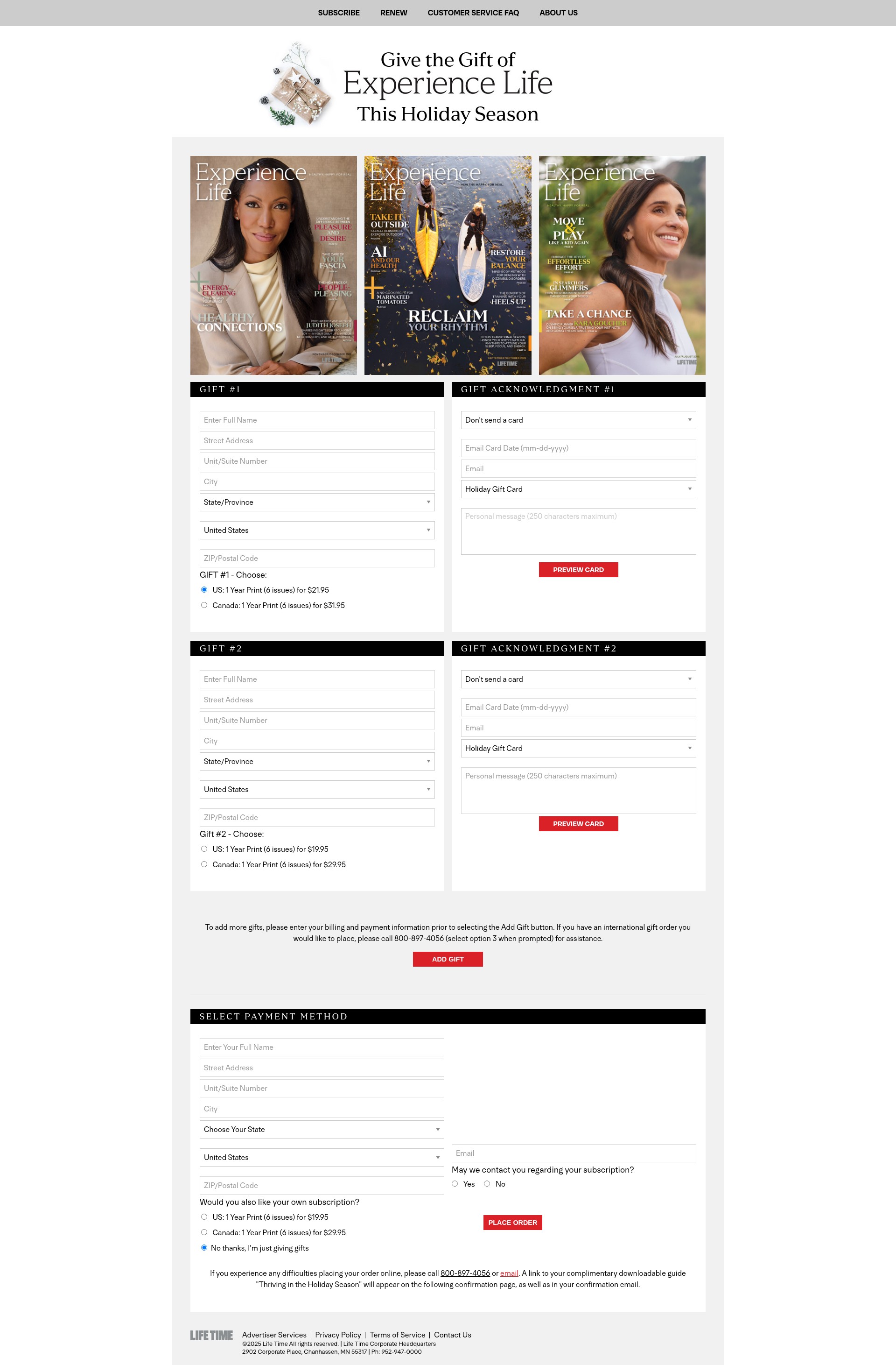 Landing Page