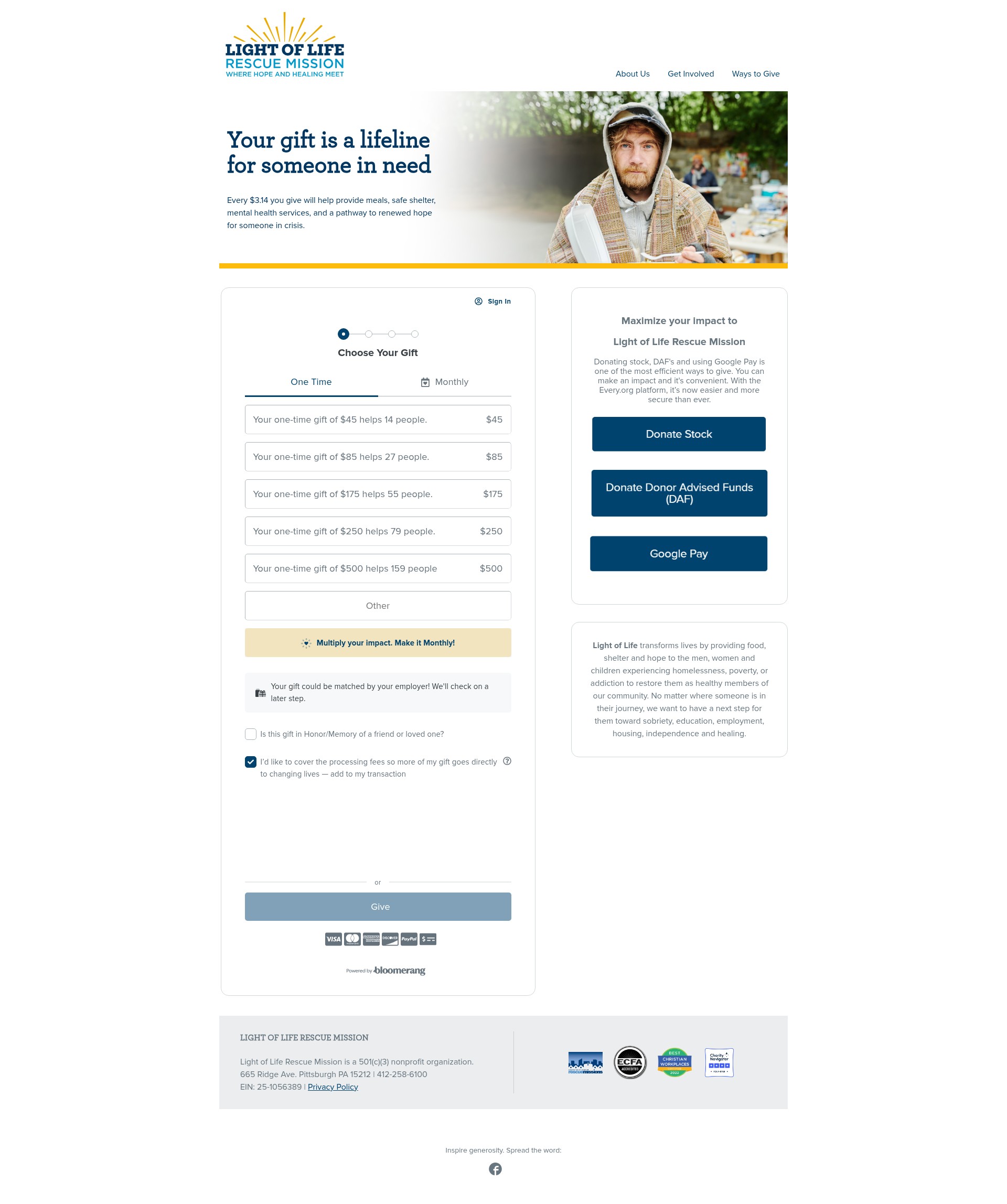 Landing Page
