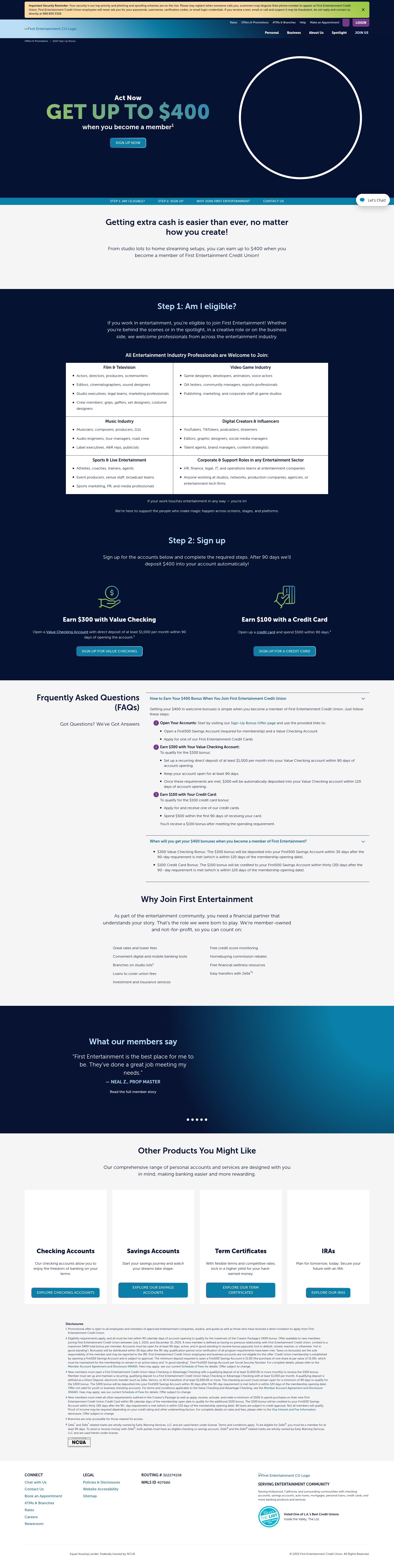 Landing Page