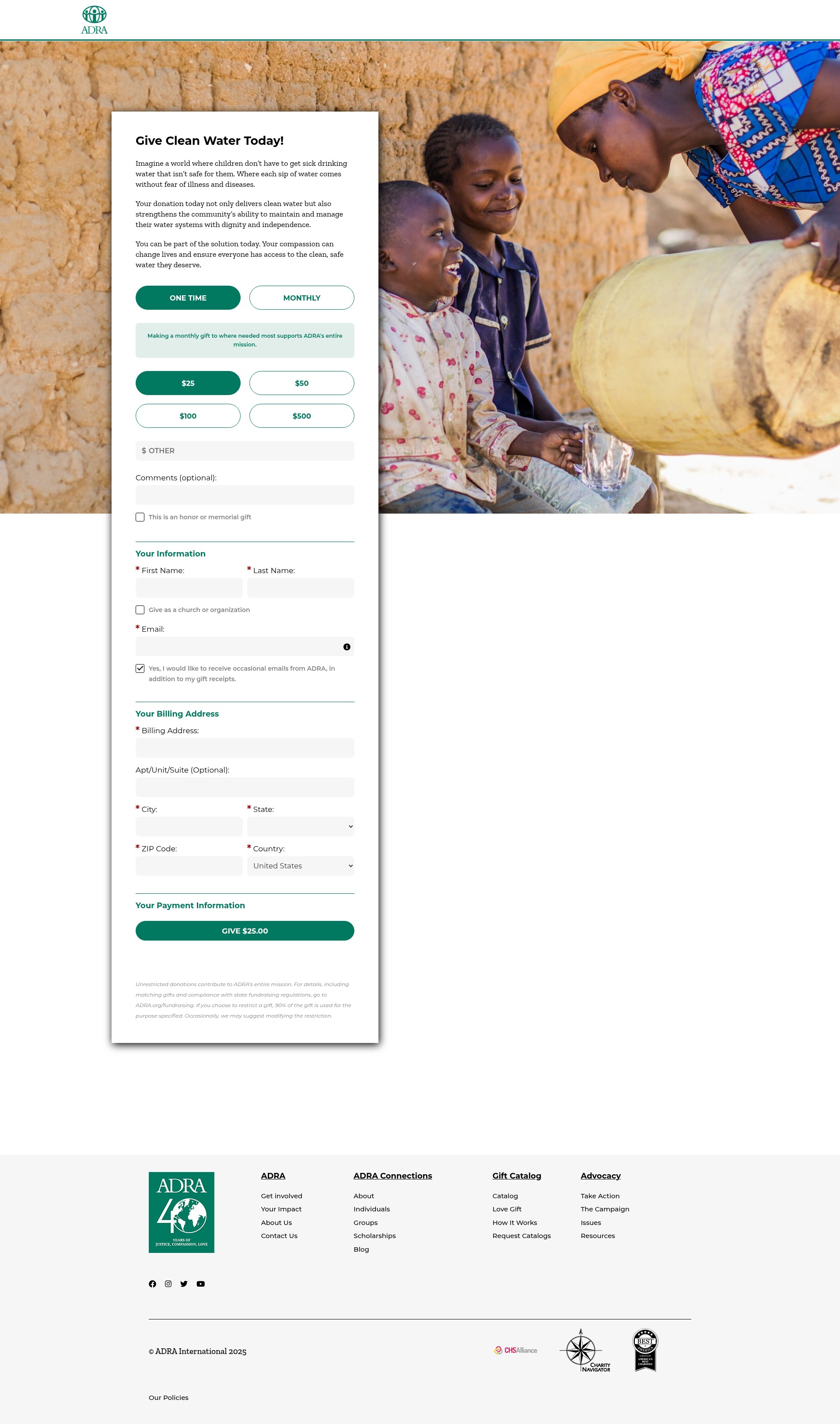 Landing Page