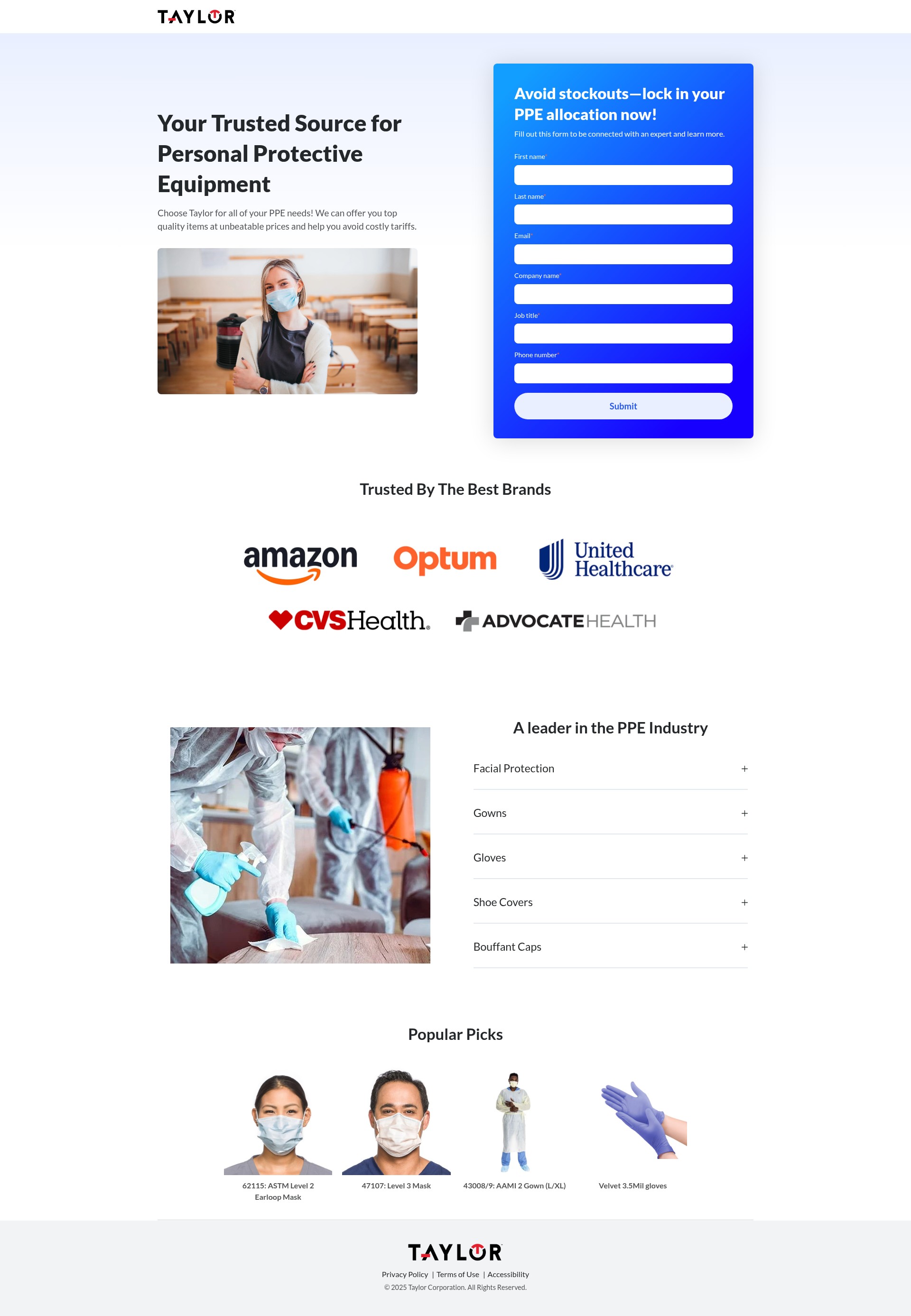 Landing Page
