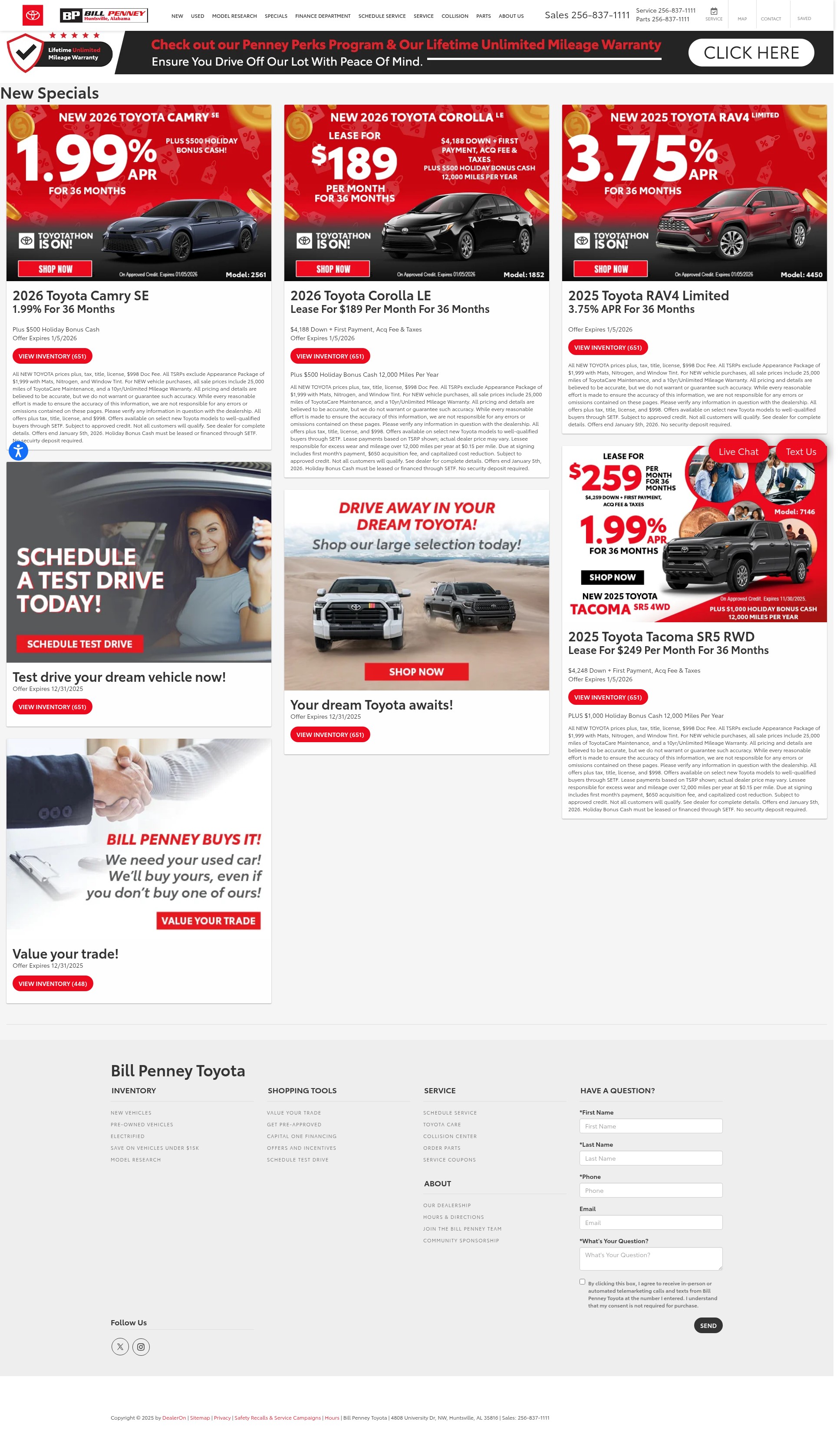 Landing Page