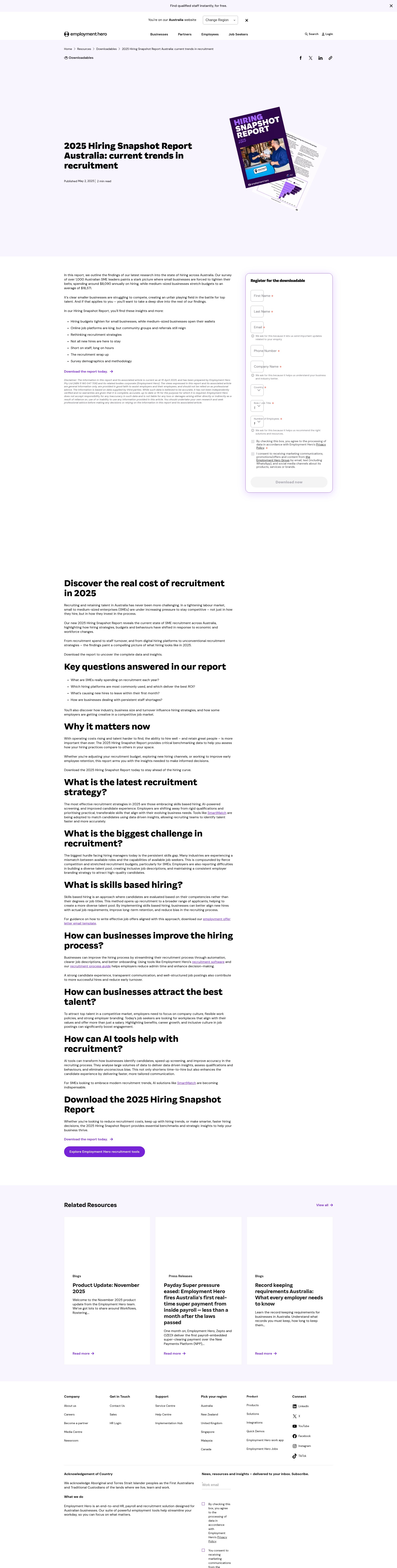 Landing Page