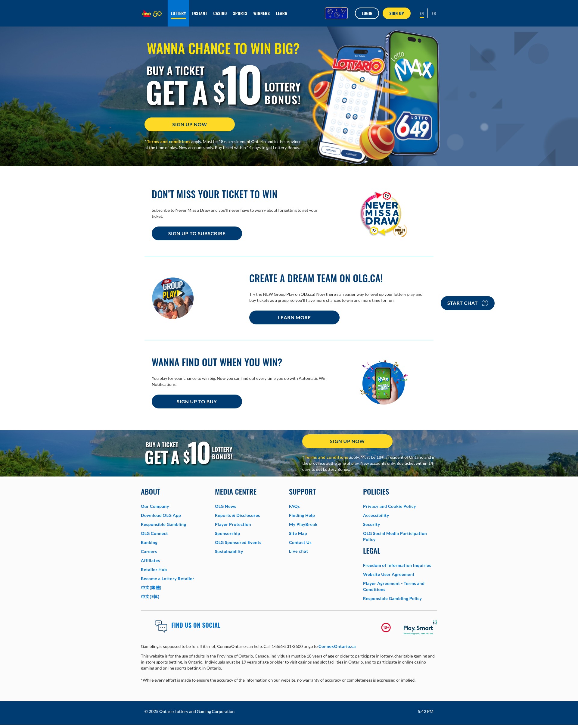 Landing Page