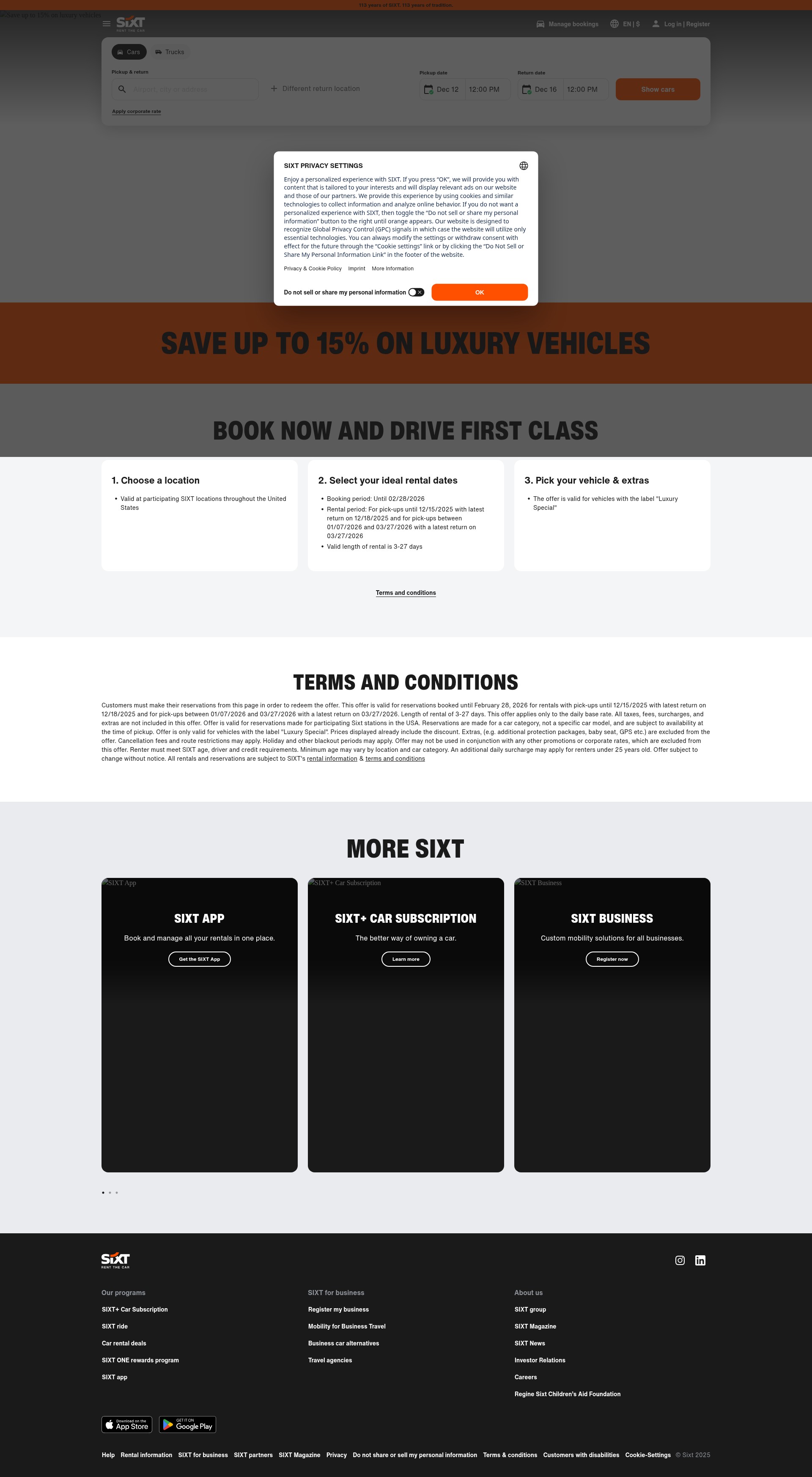 Landing Page