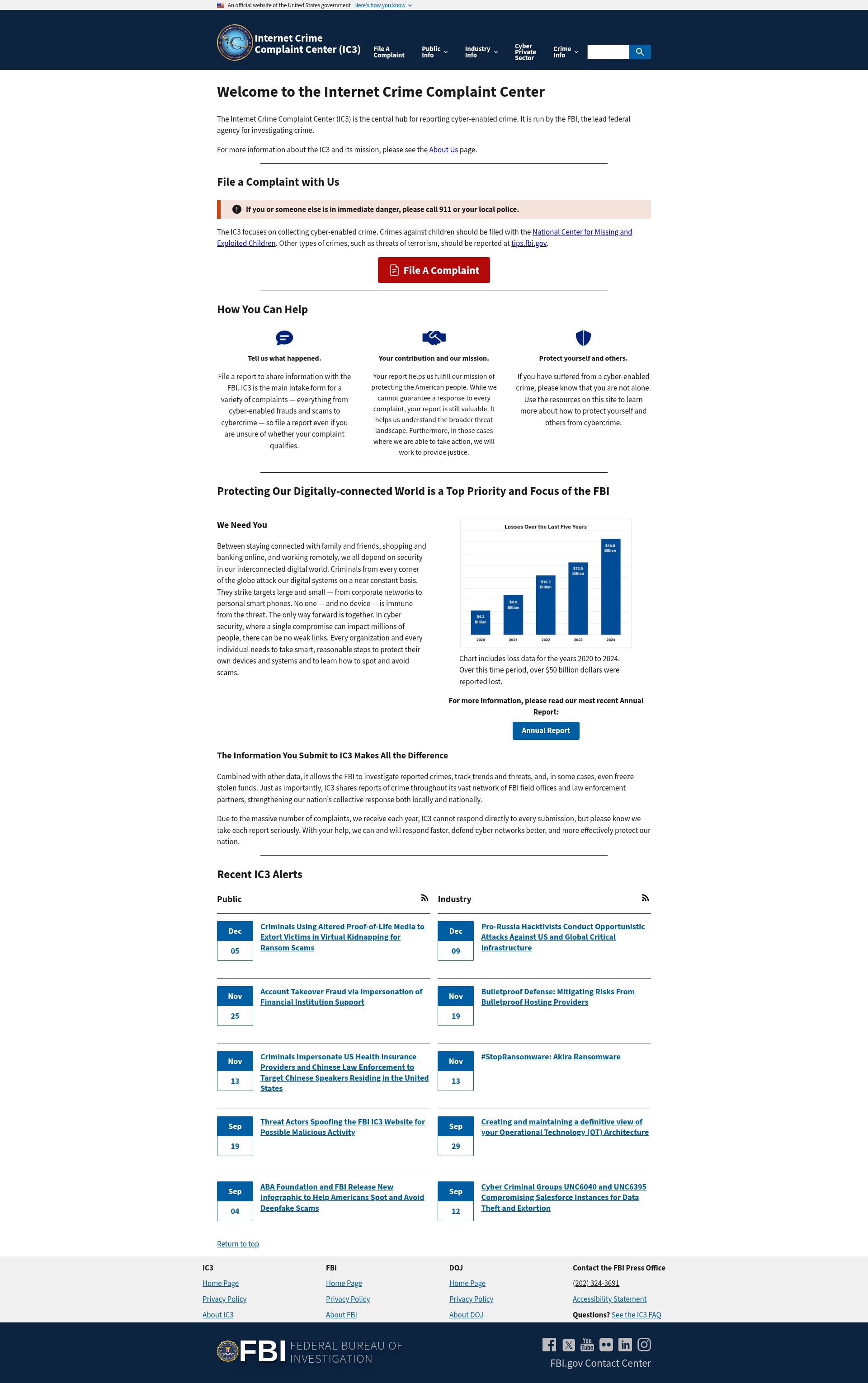 Landing Page