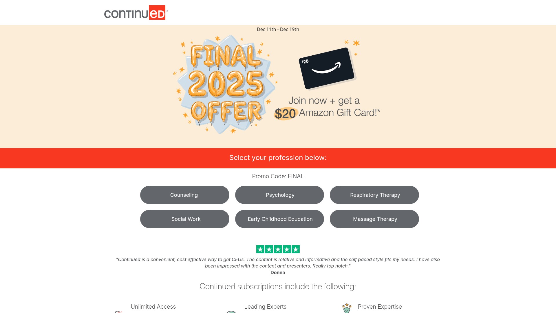 Landing Page