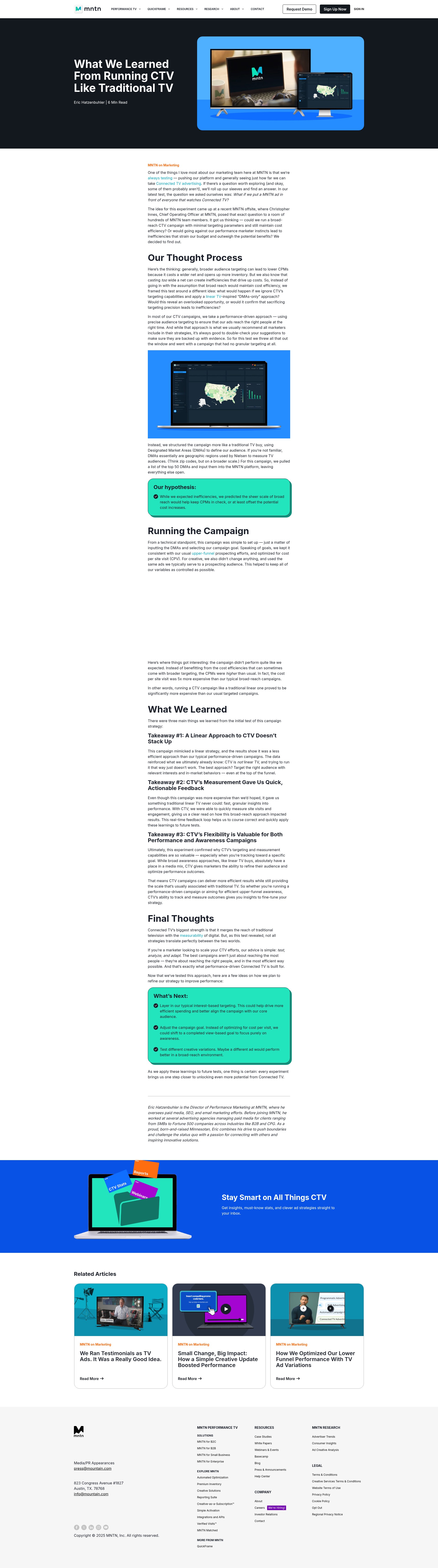 Landing Page