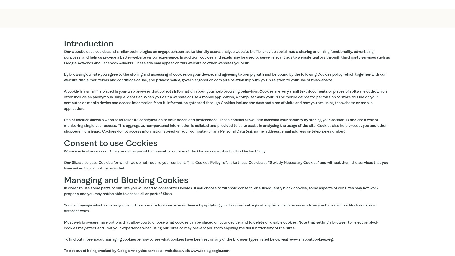 Landing Page