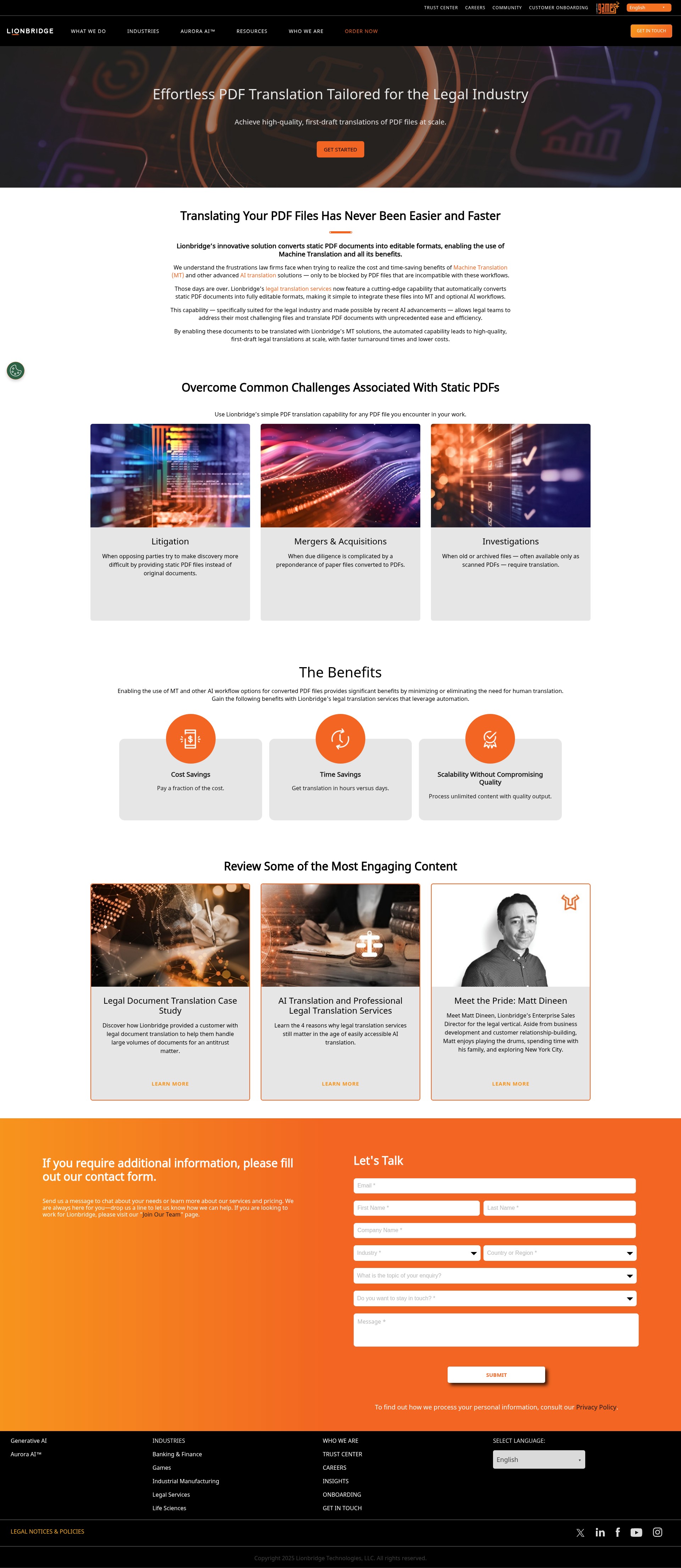 Landing Page