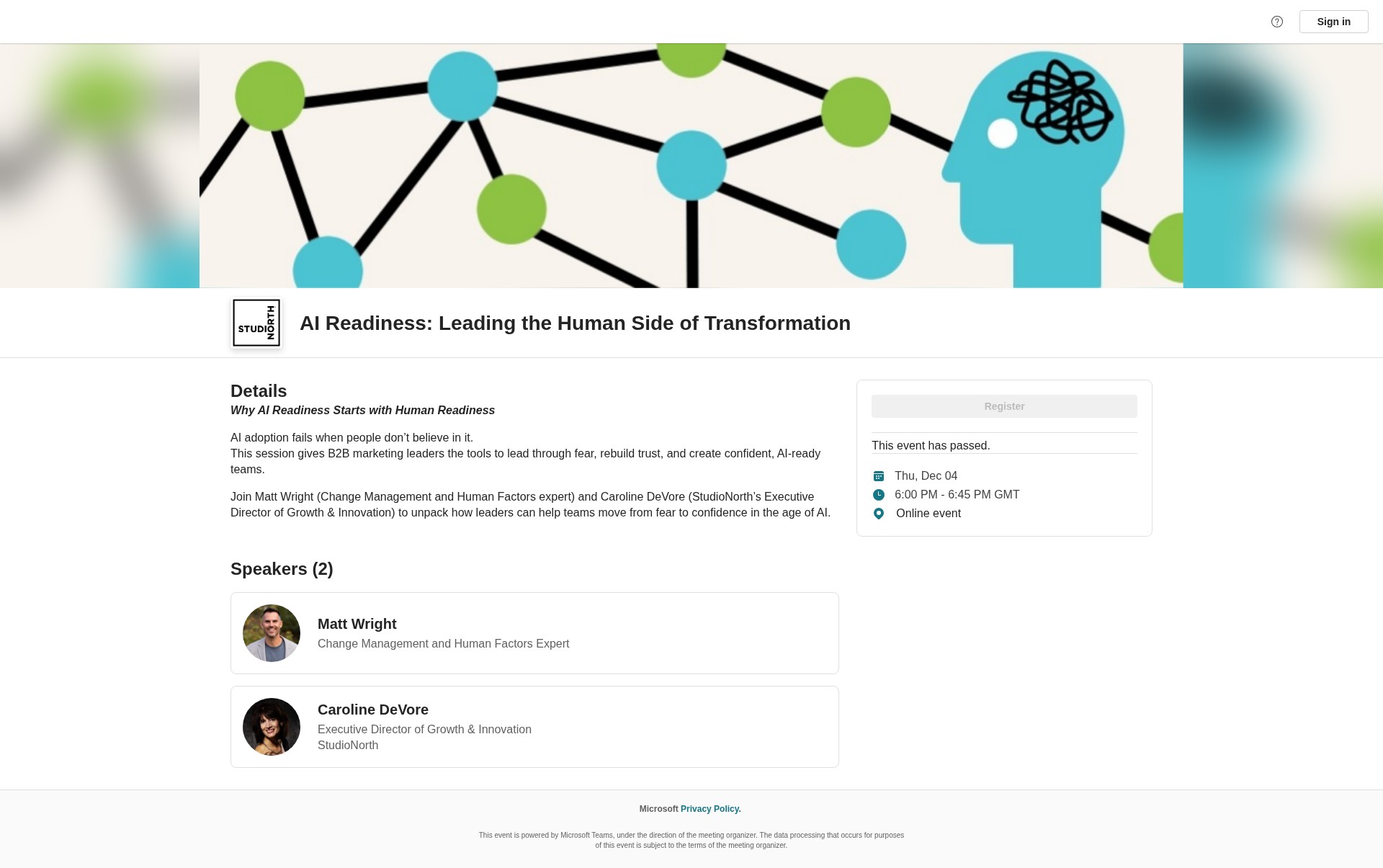 Landing Page