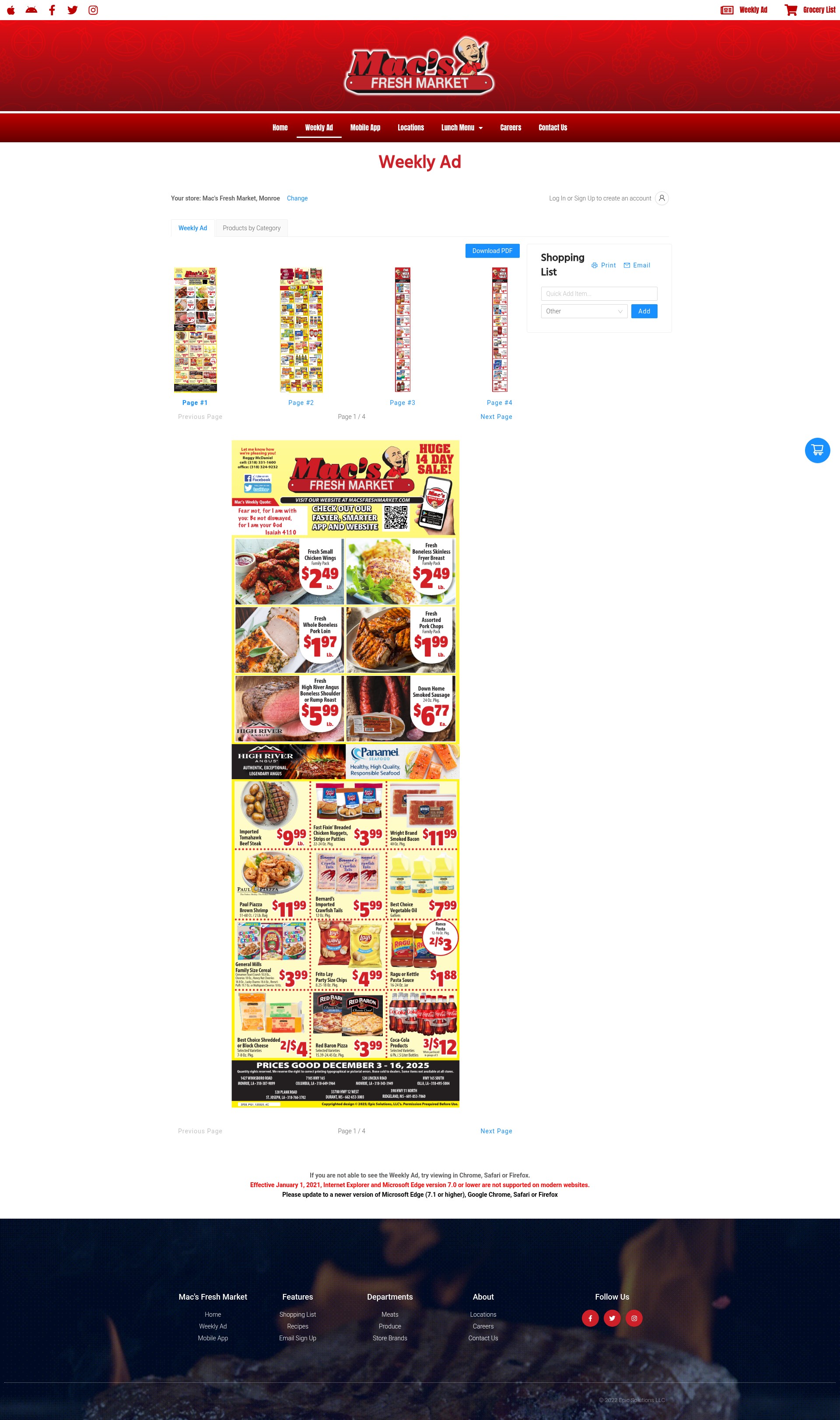 Landing Page