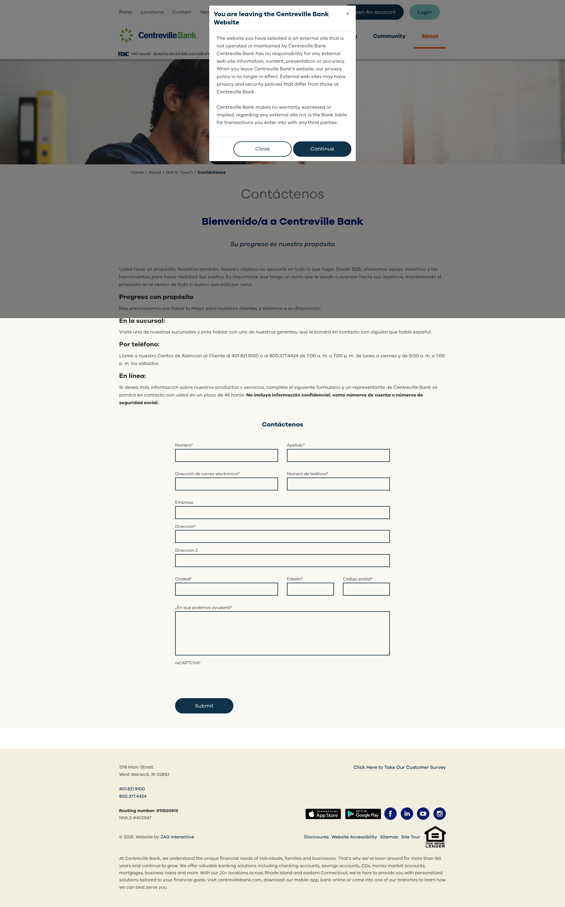 Landing Page