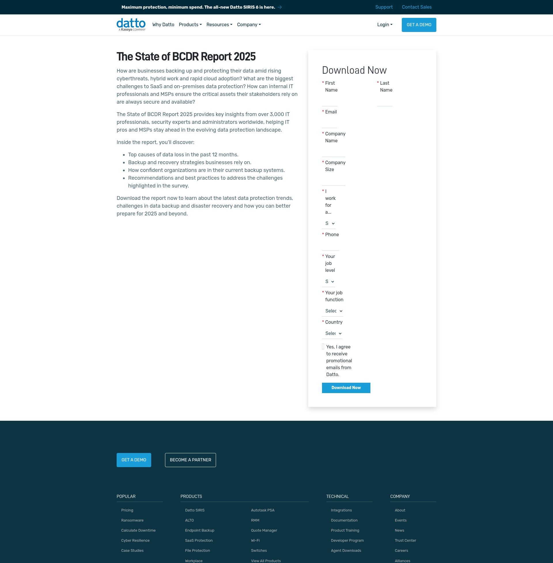 Landing Page