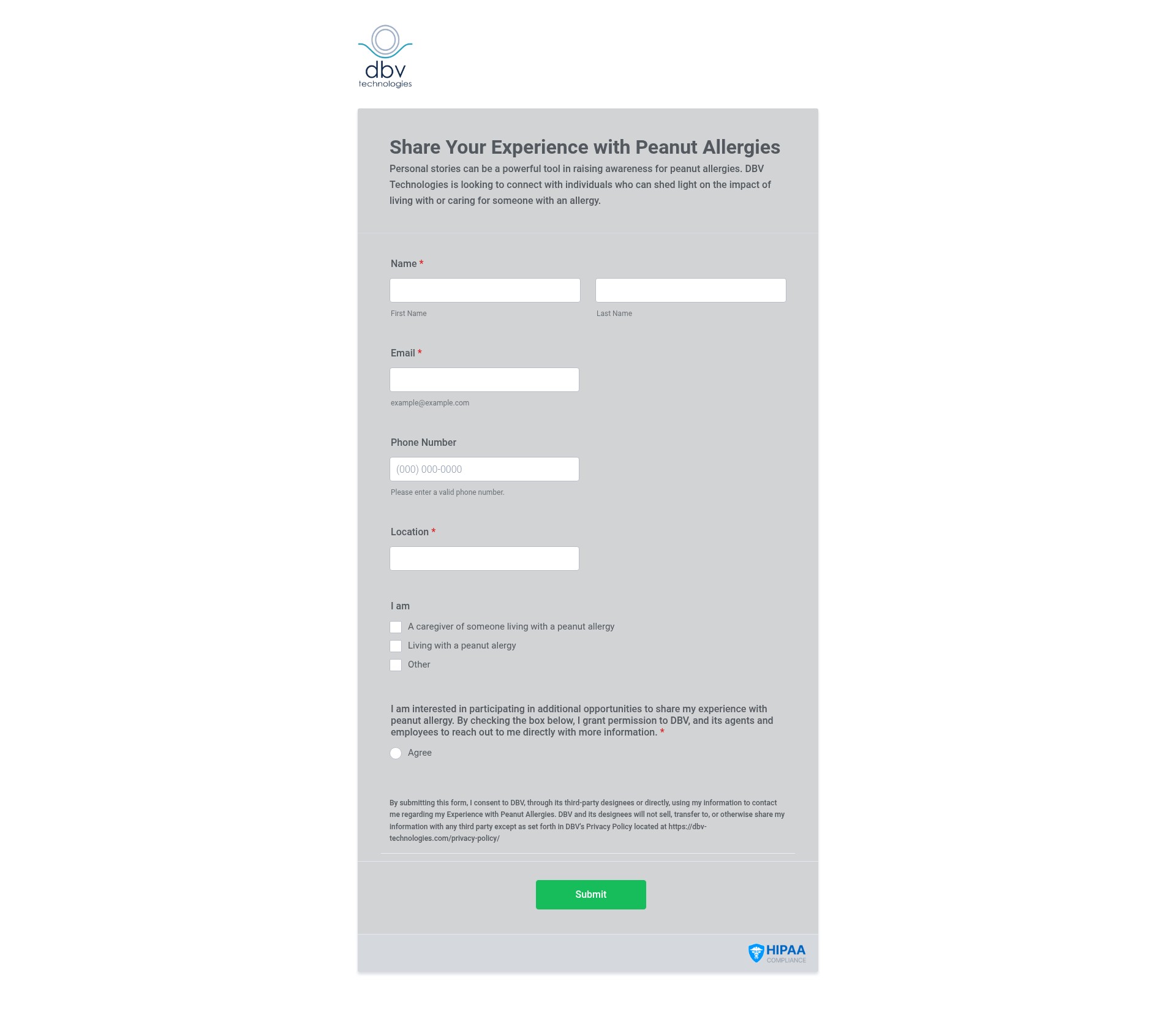 Landing Page