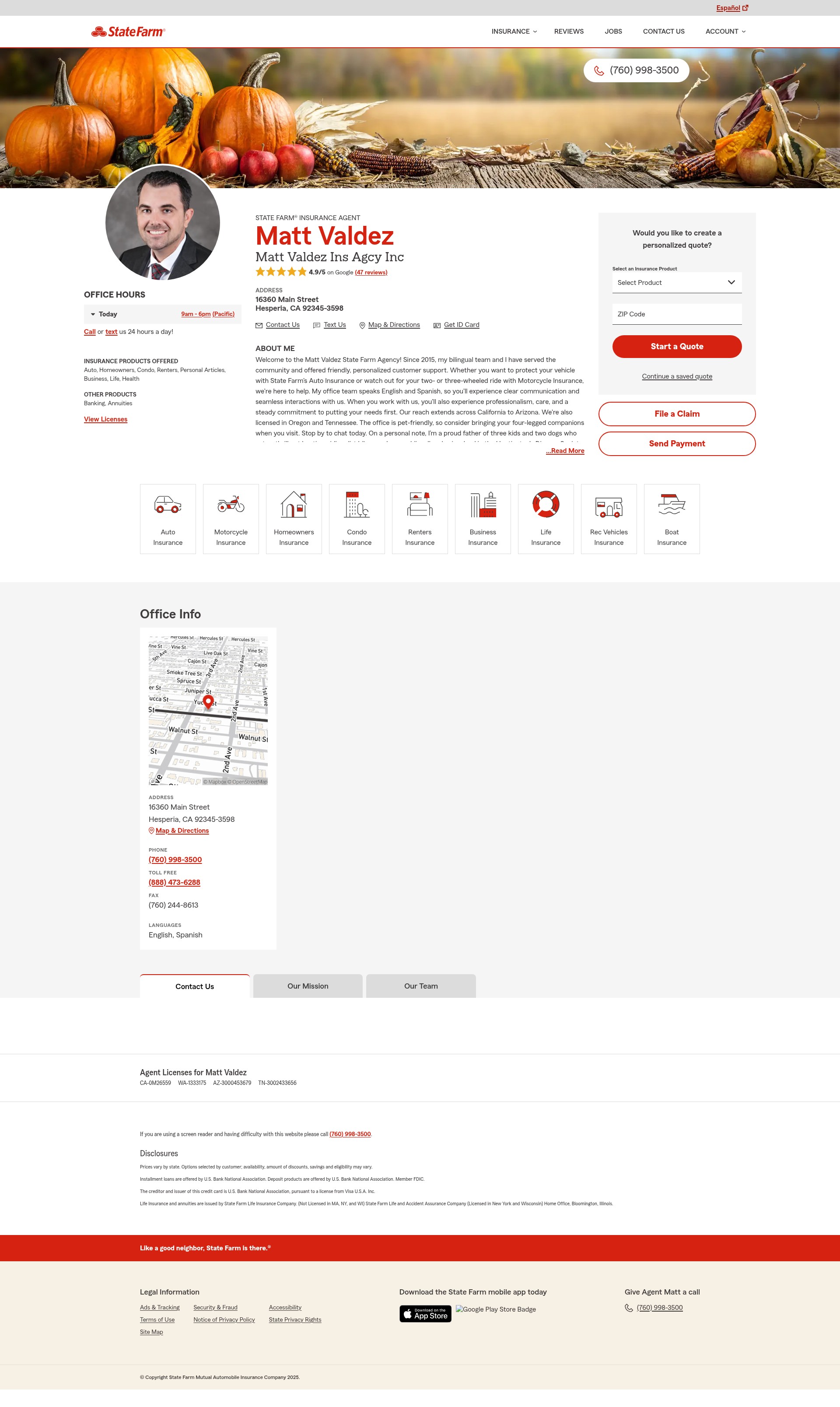 Landing Page