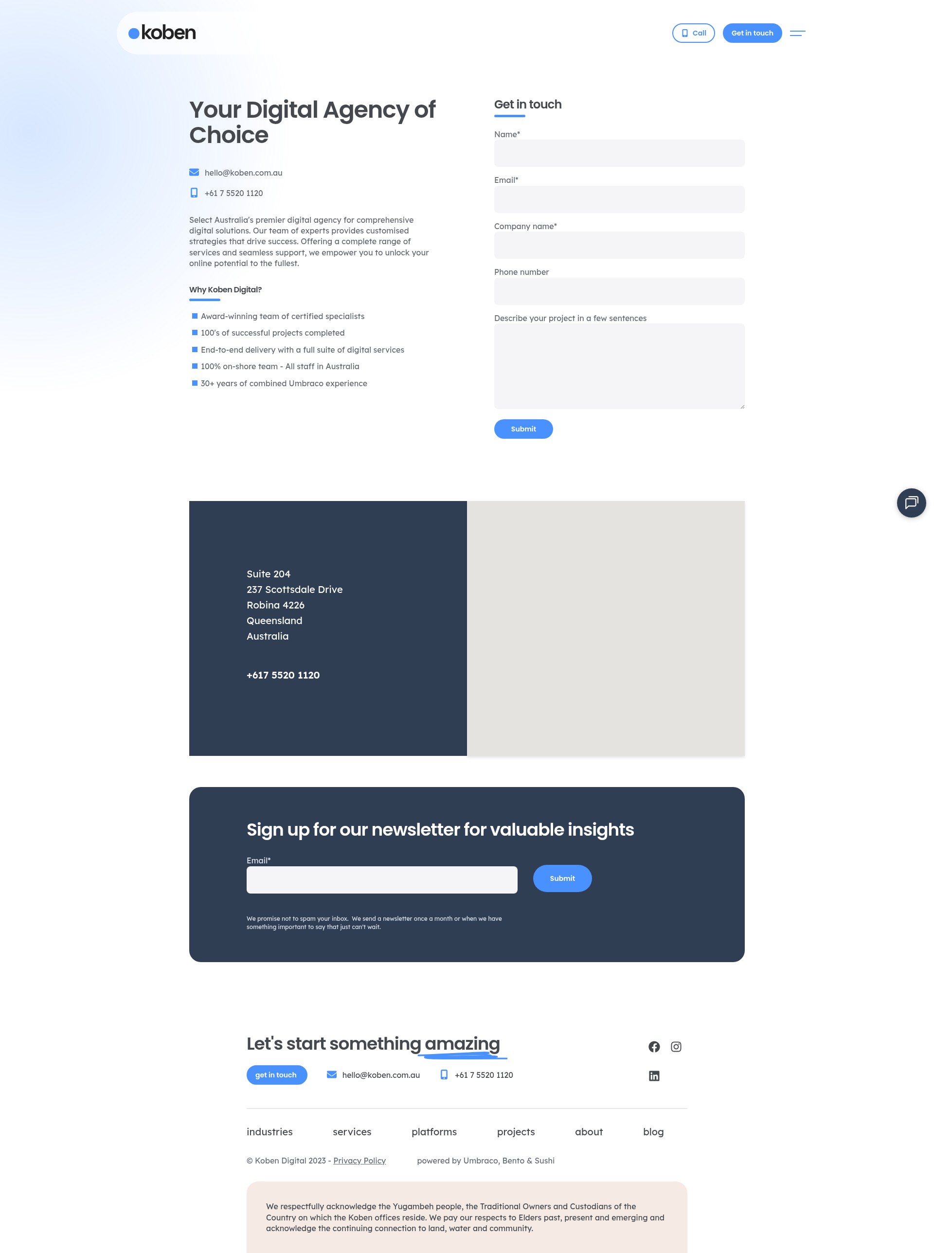 Landing Page