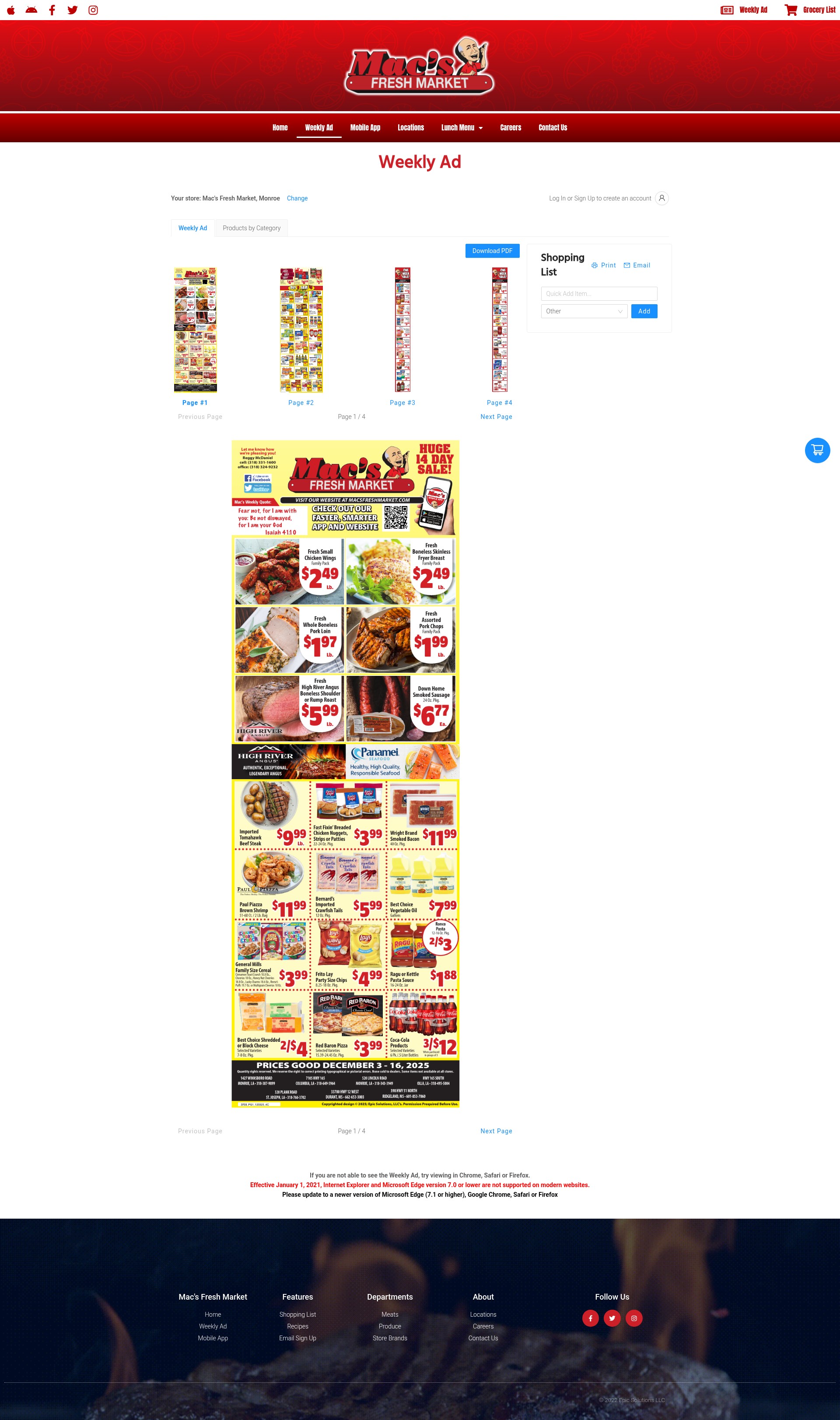 Landing Page