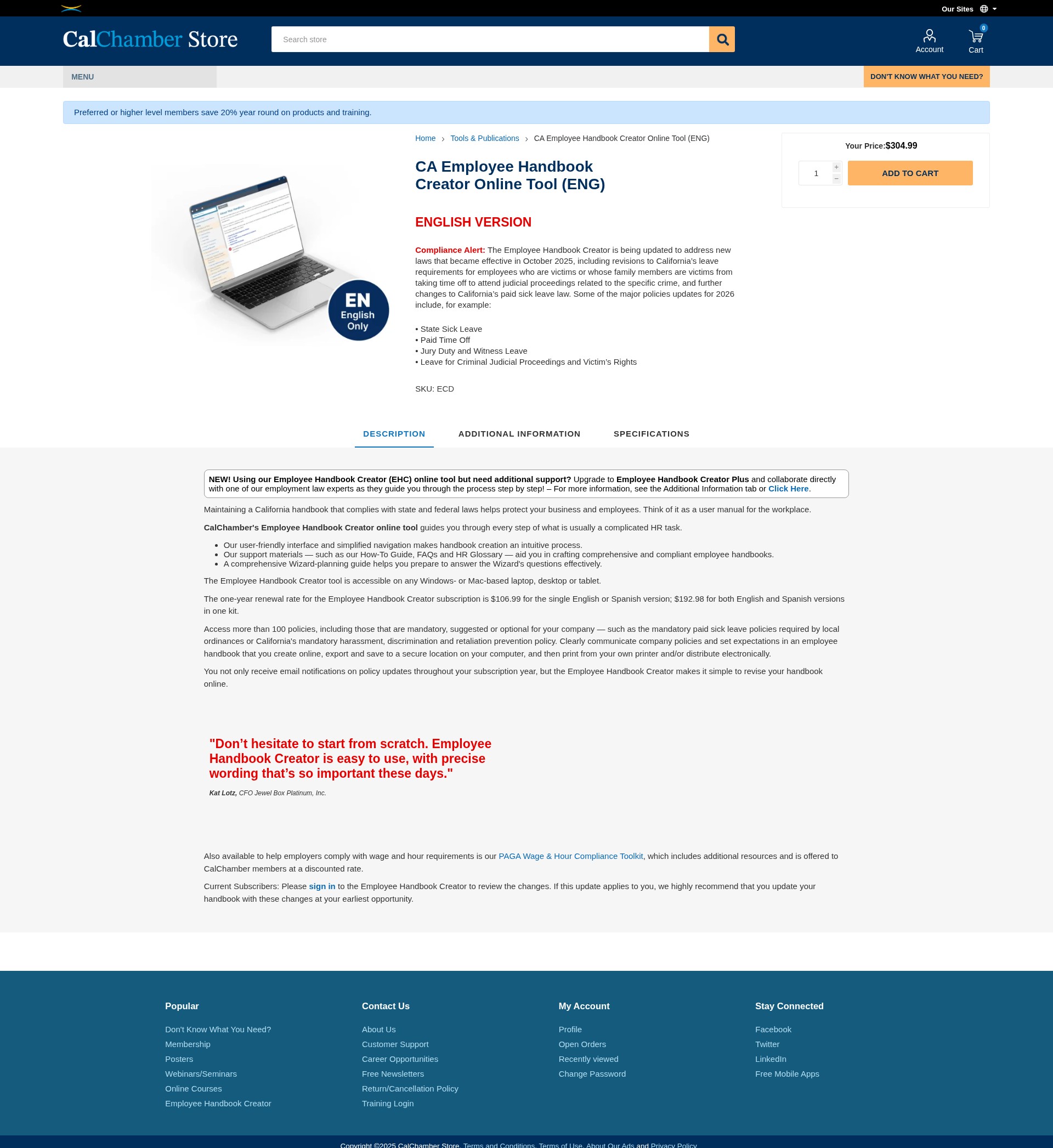 Landing Page