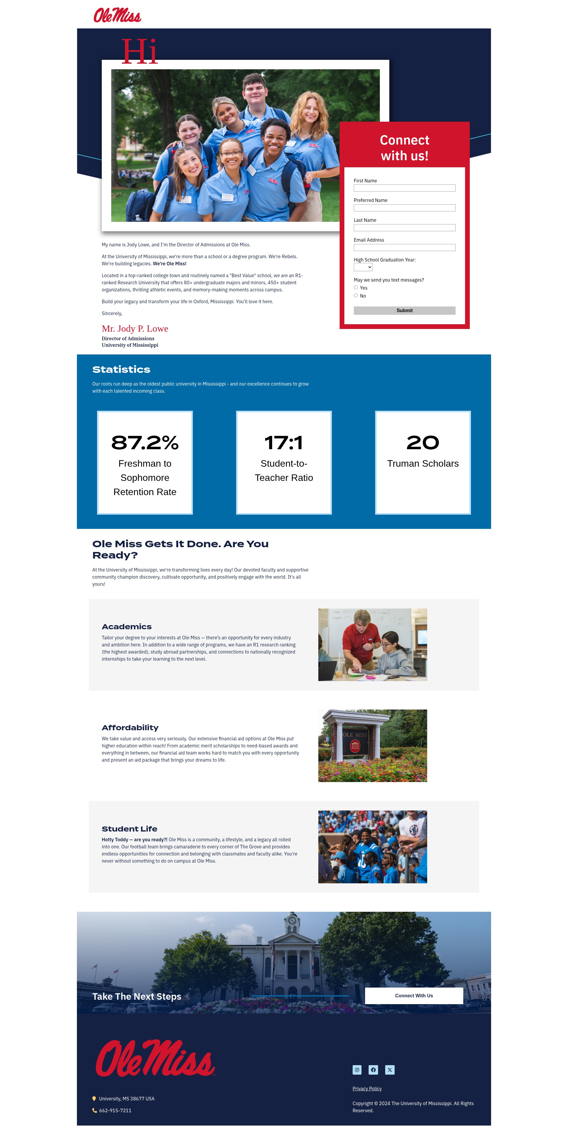 Landing Page