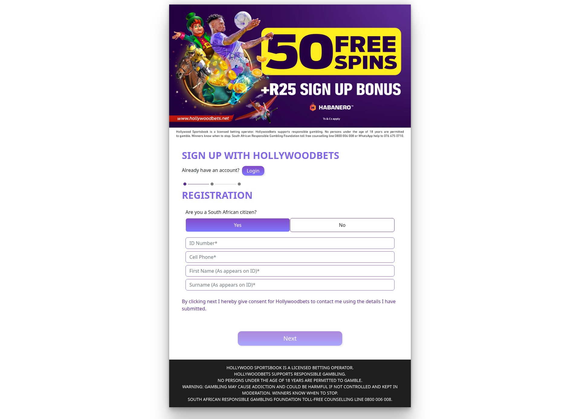 Landing Page
