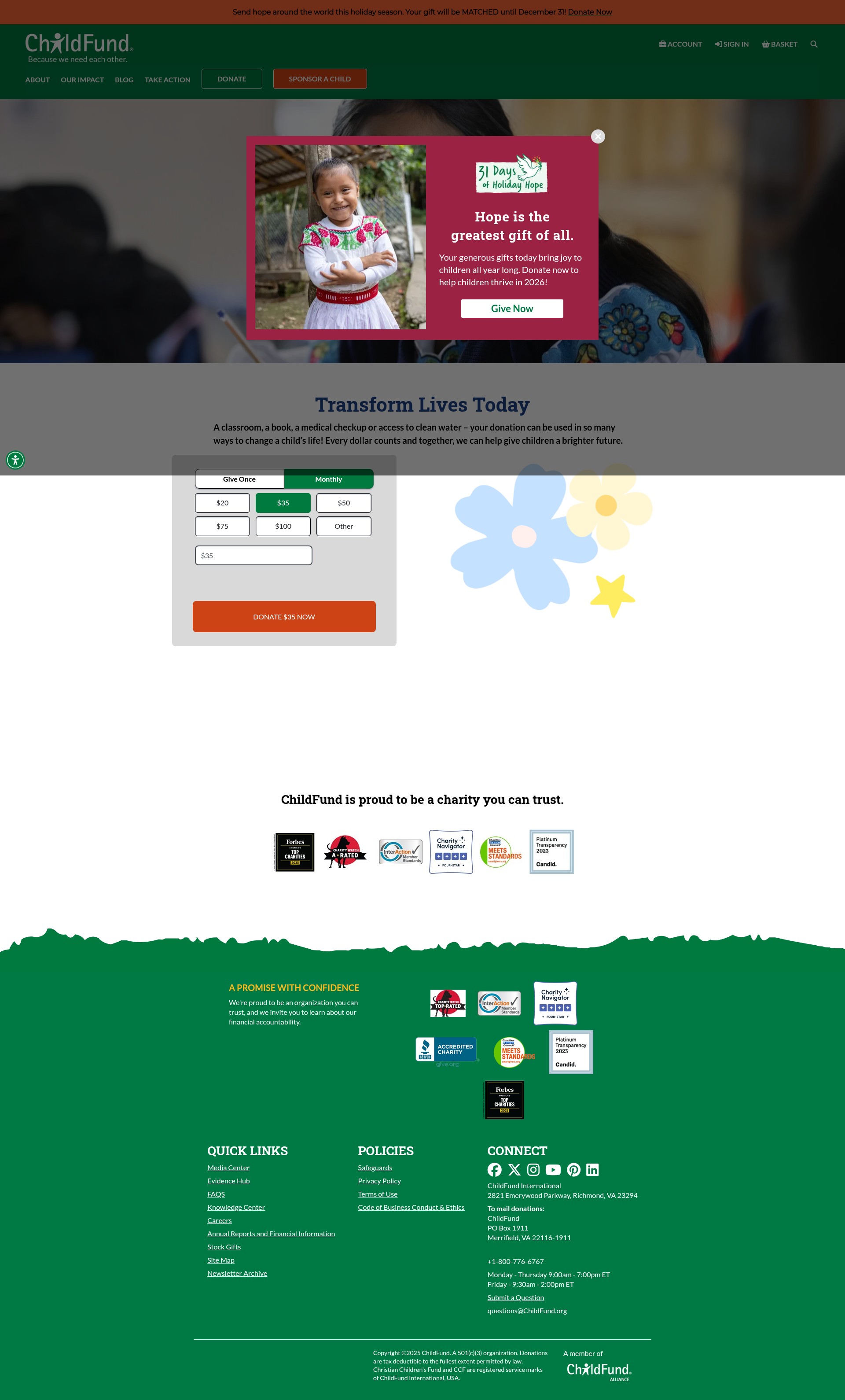 Landing Page