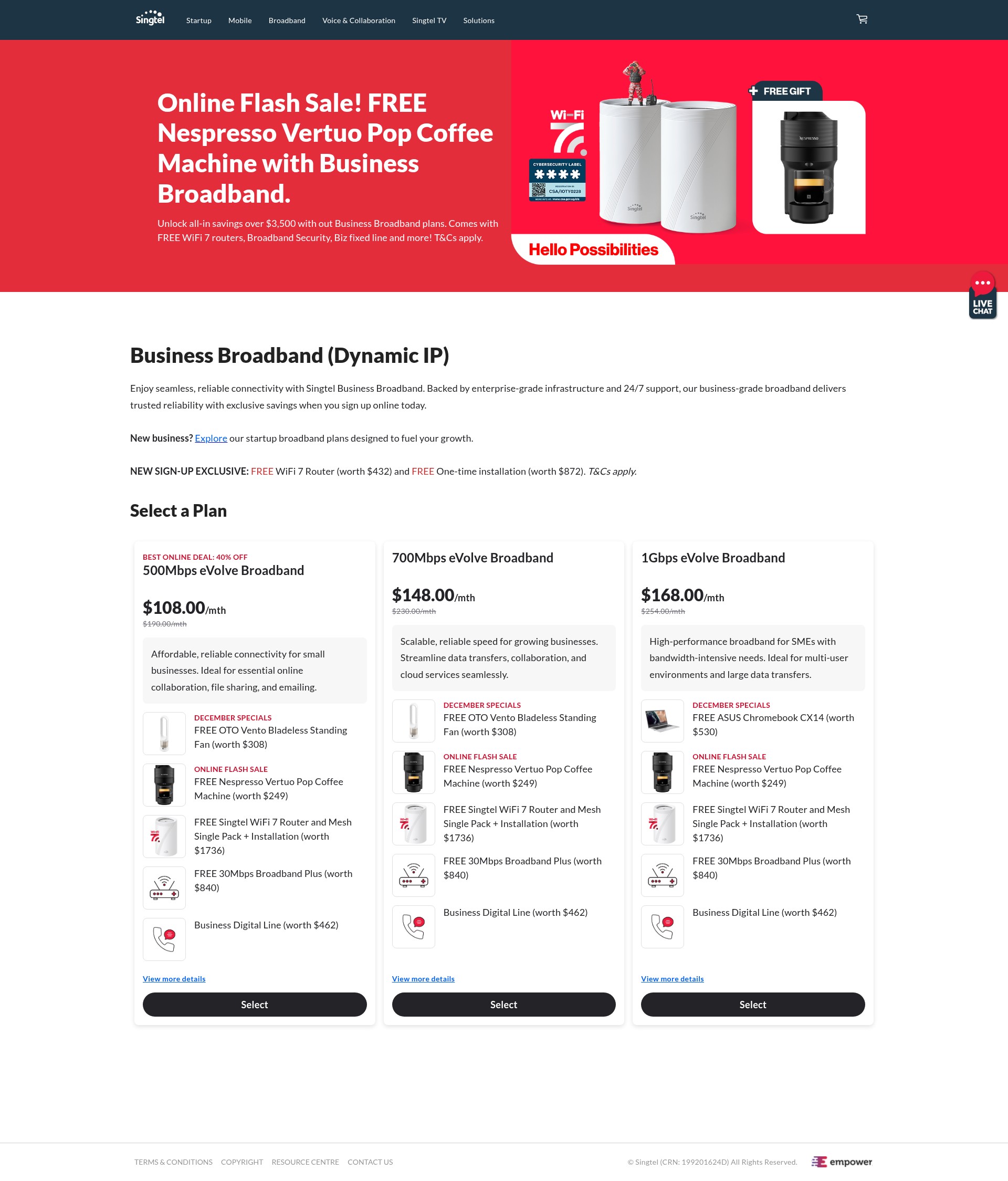 Landing Page