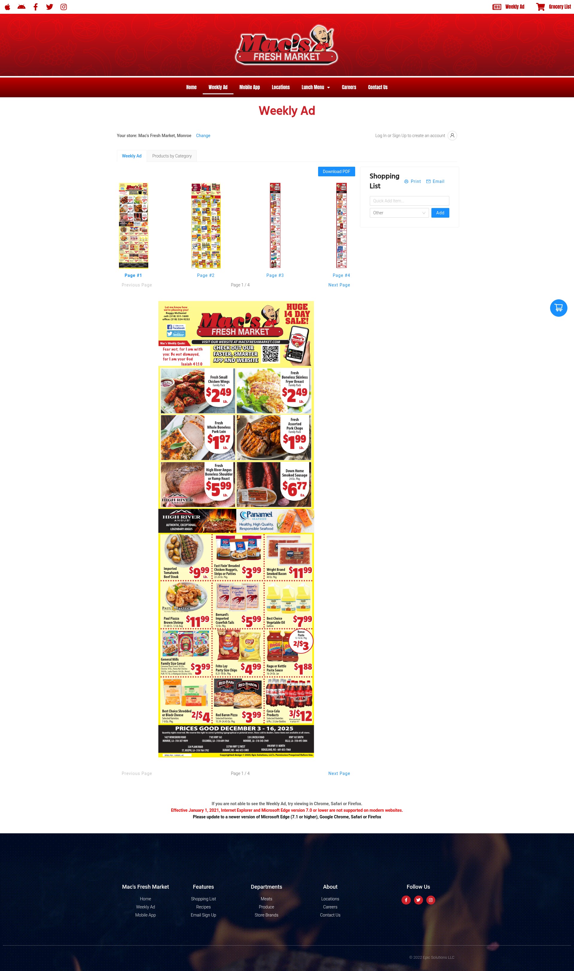 Landing Page