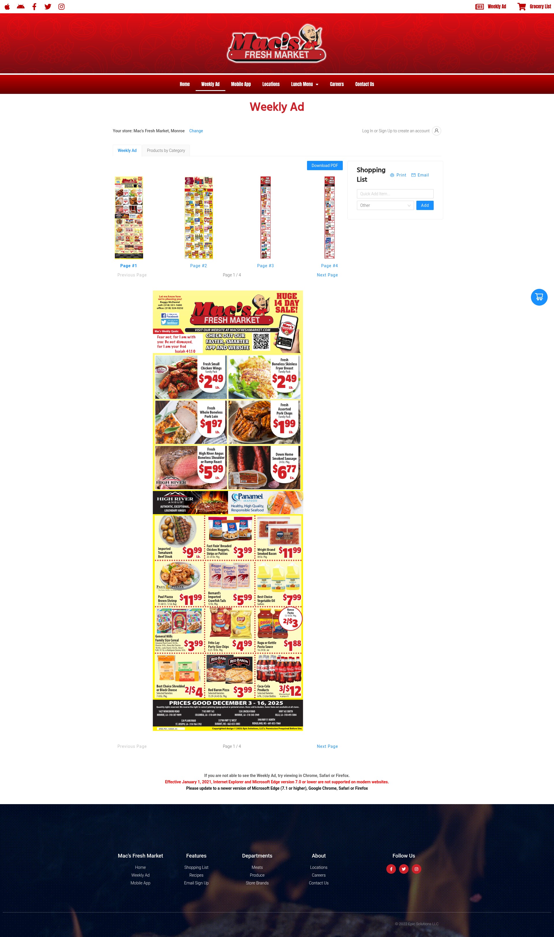Landing Page