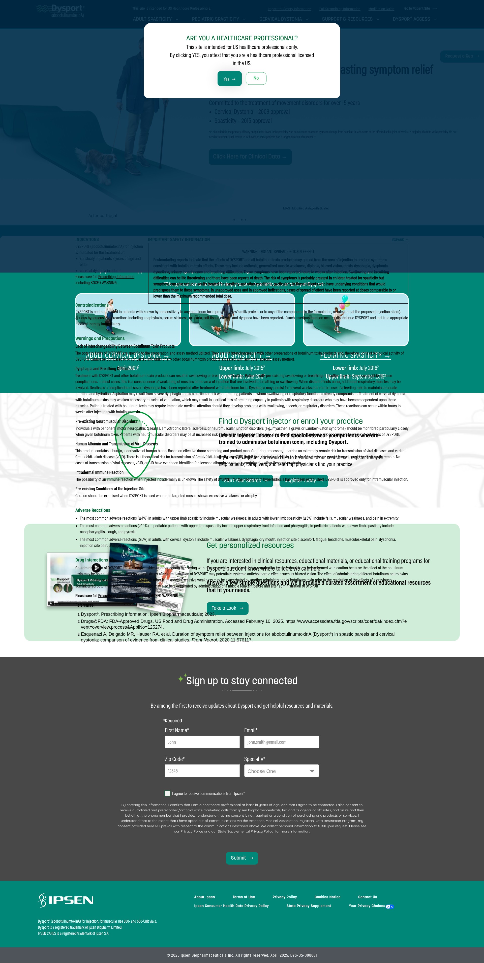 Landing Page