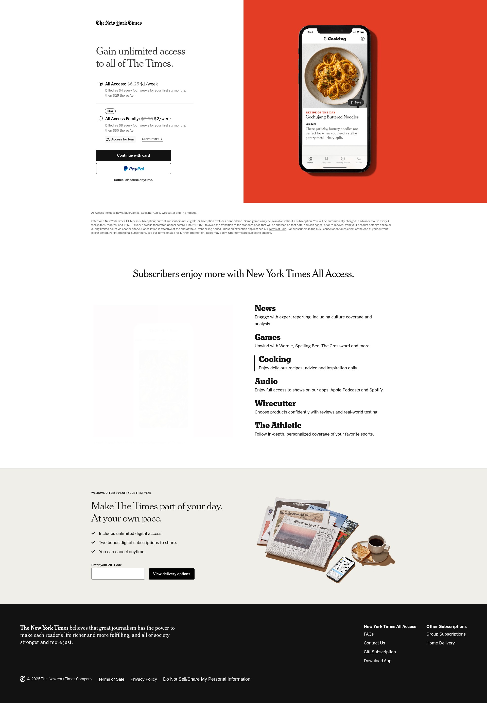 Landing Page
