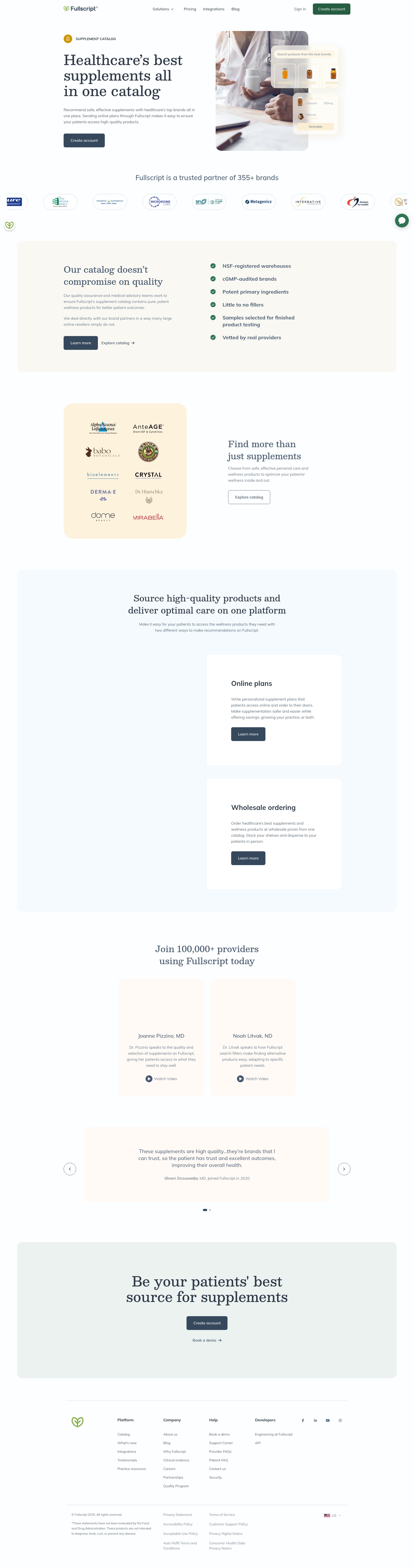 Landing Page
