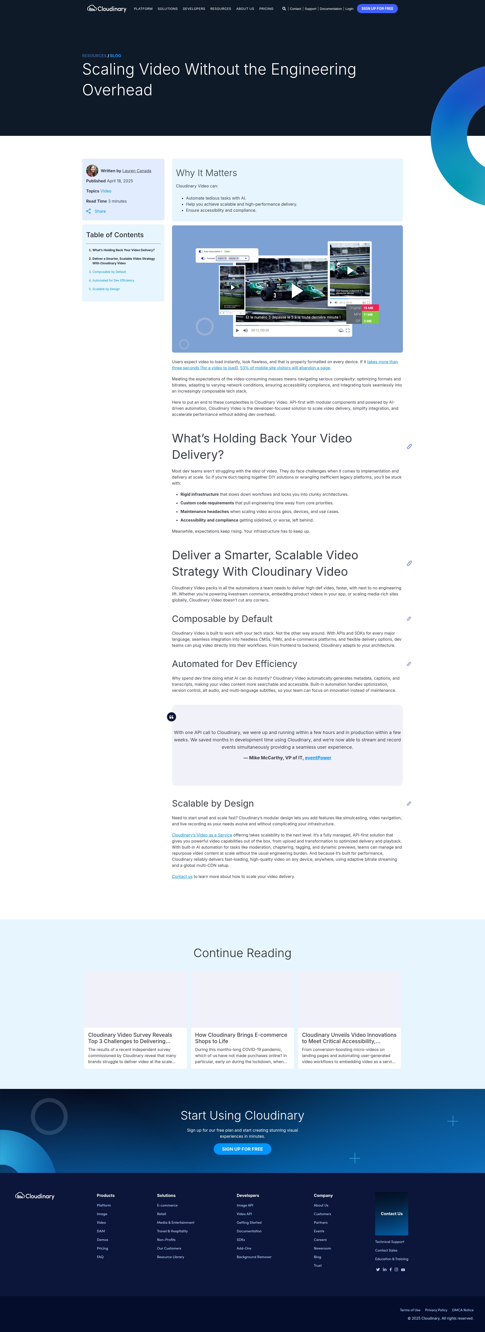 Landing Page