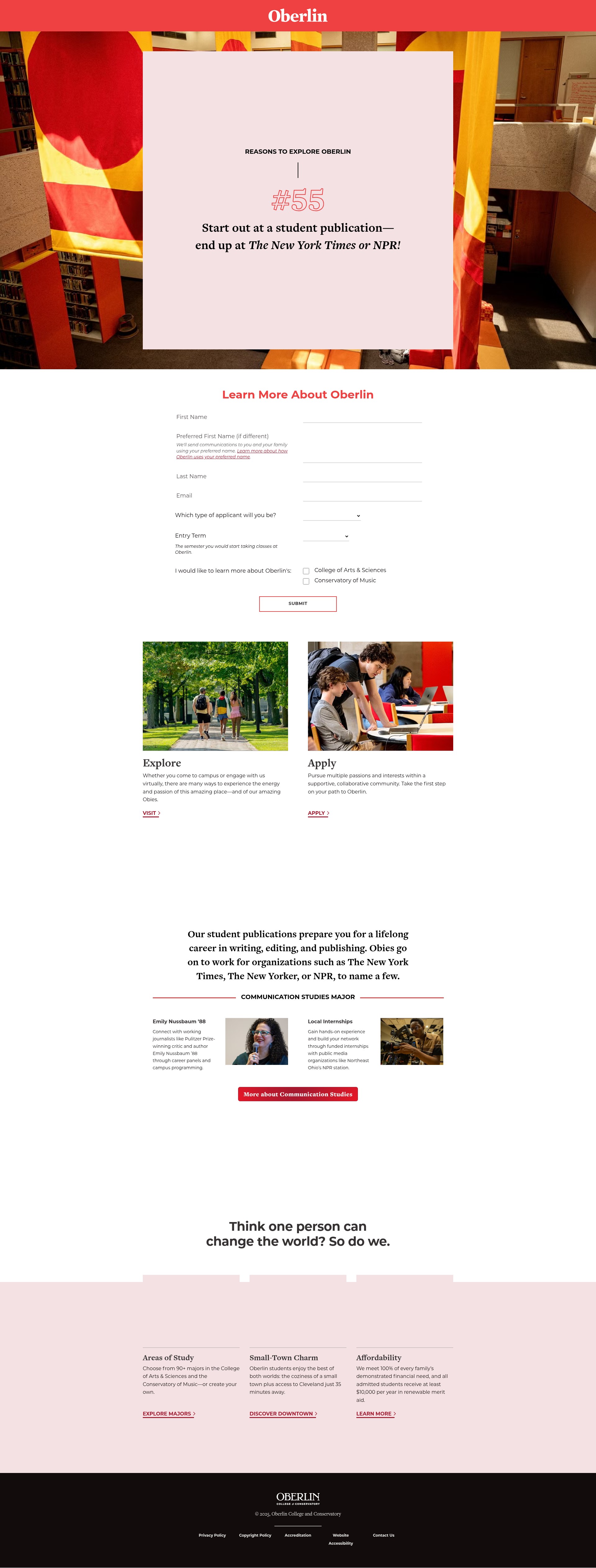 Landing Page