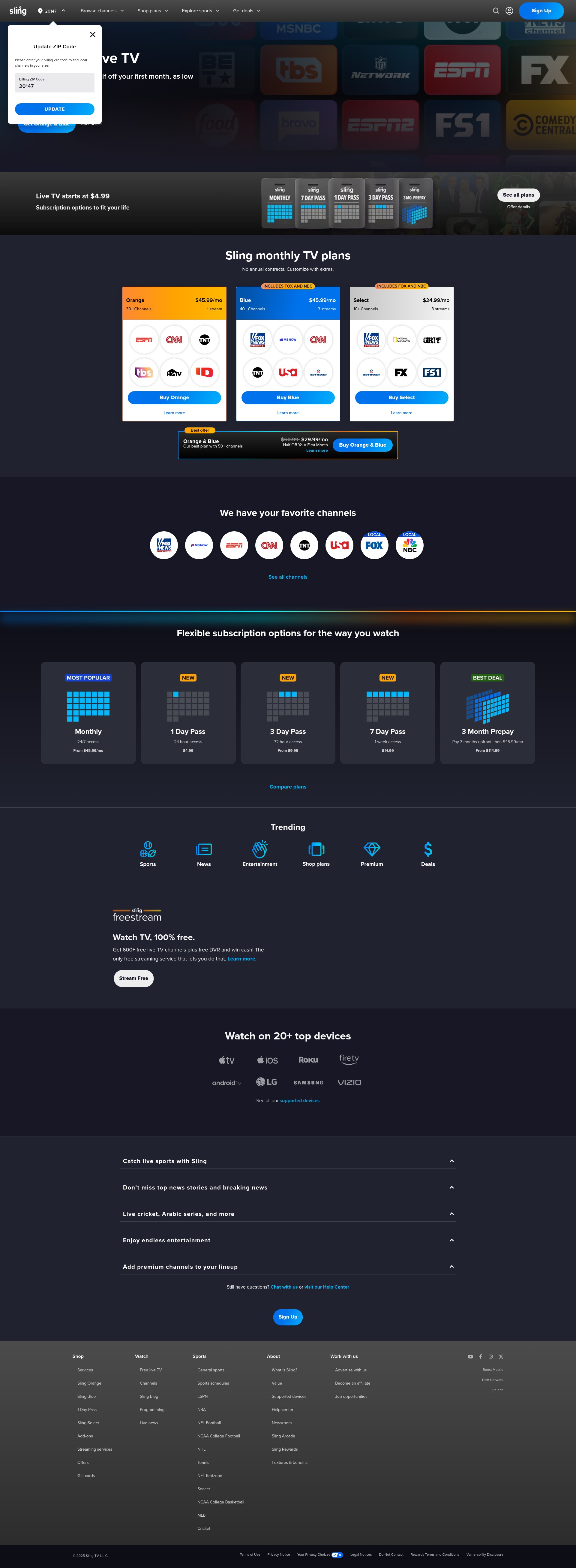 Landing Page