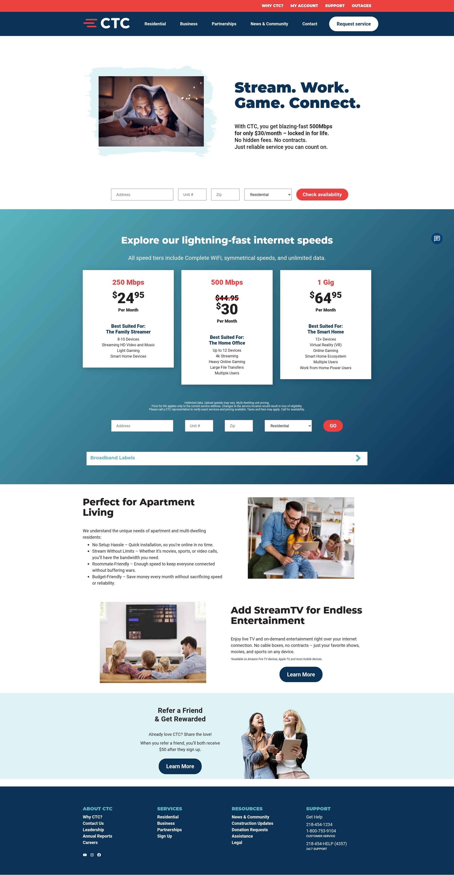 Landing Page