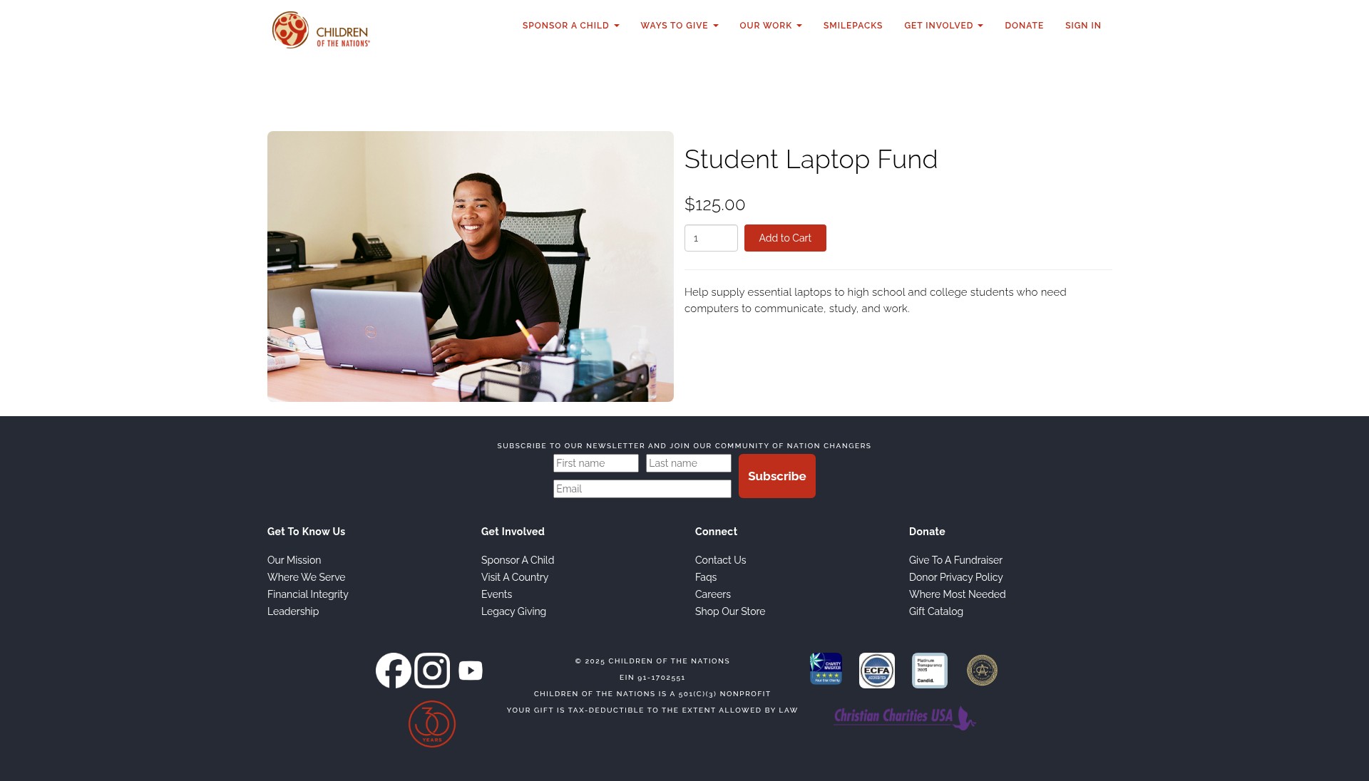Landing Page