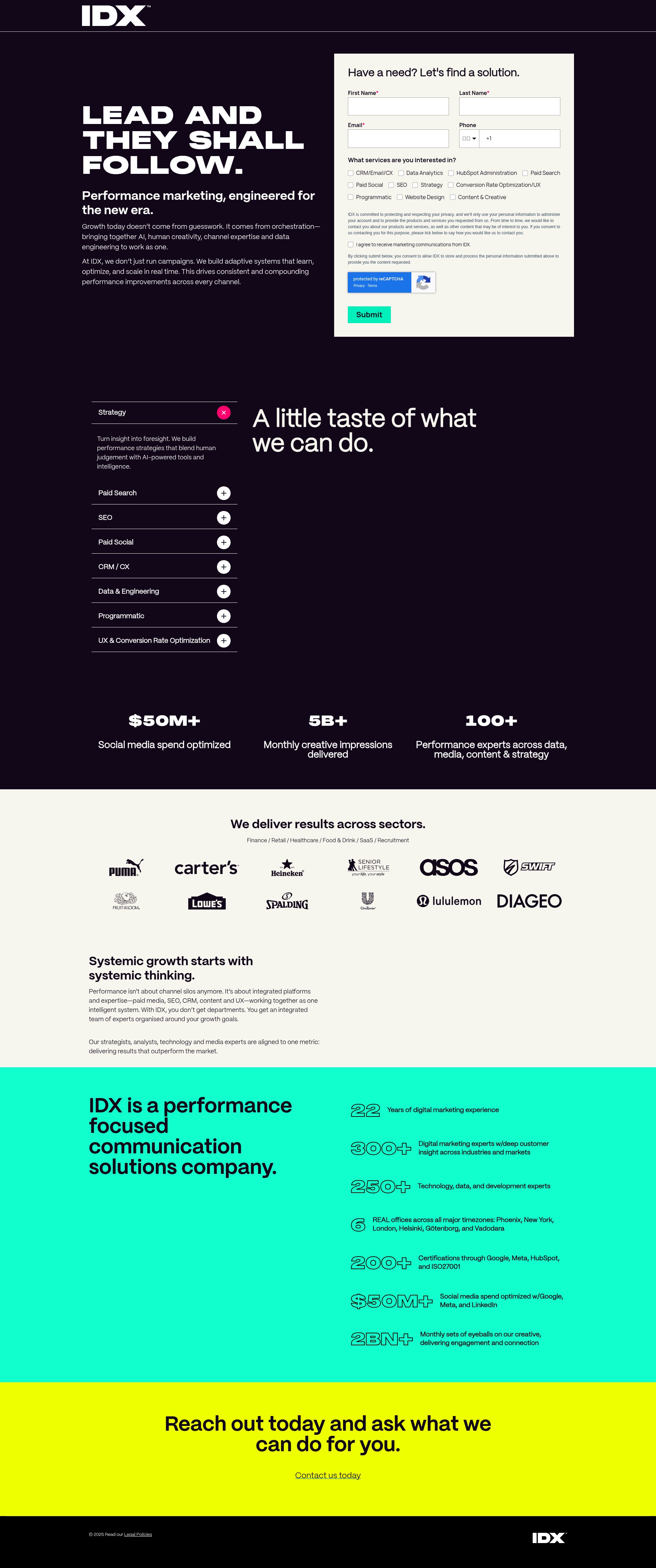 Landing Page