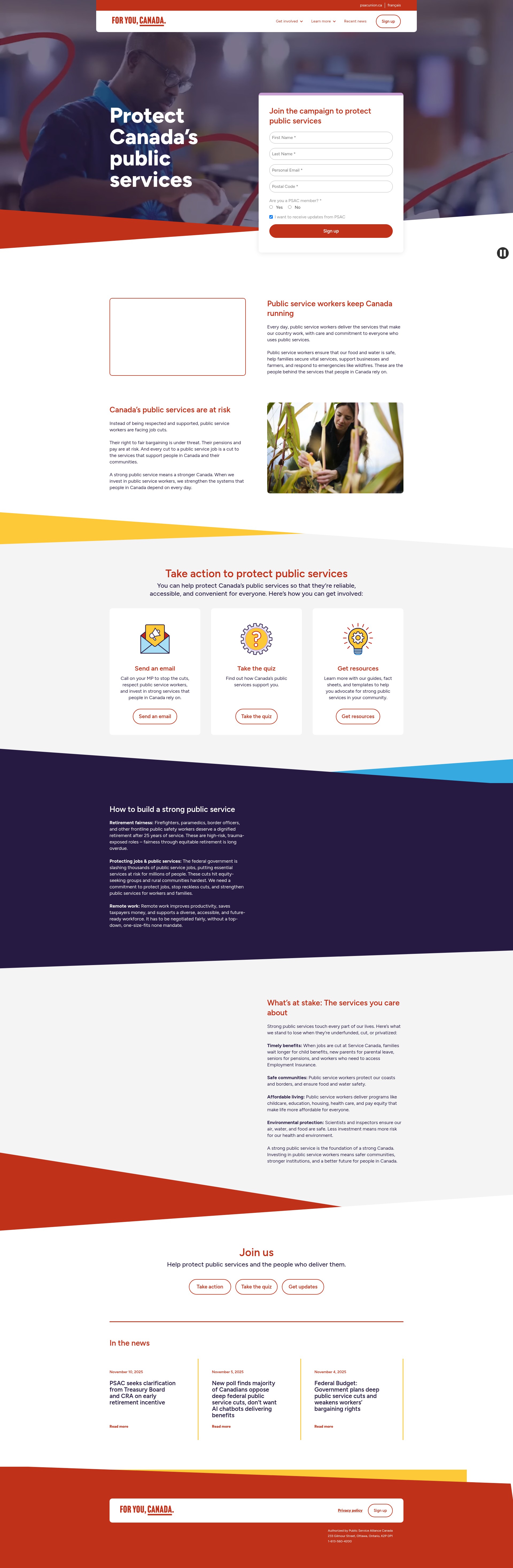 Landing Page