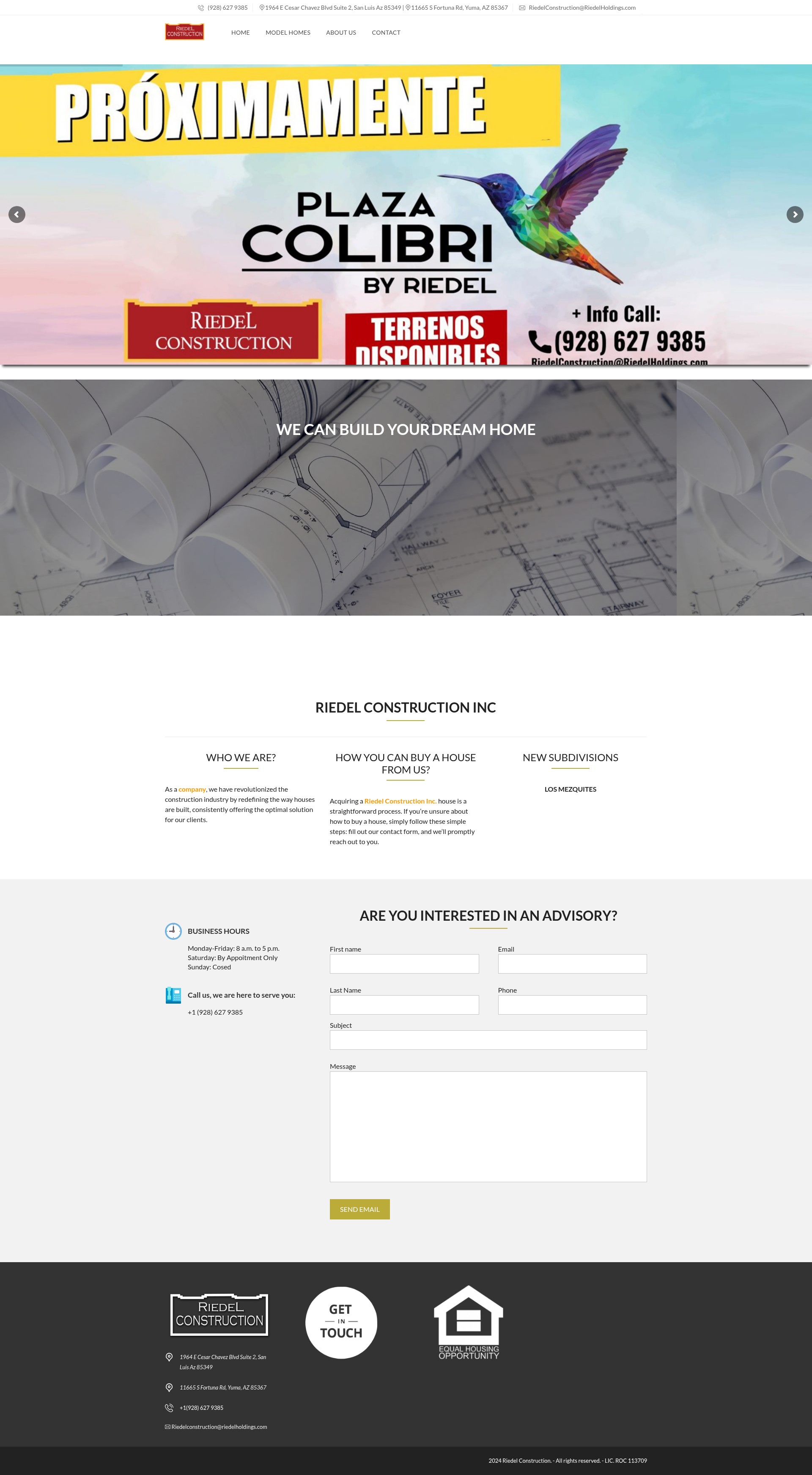 Landing Page