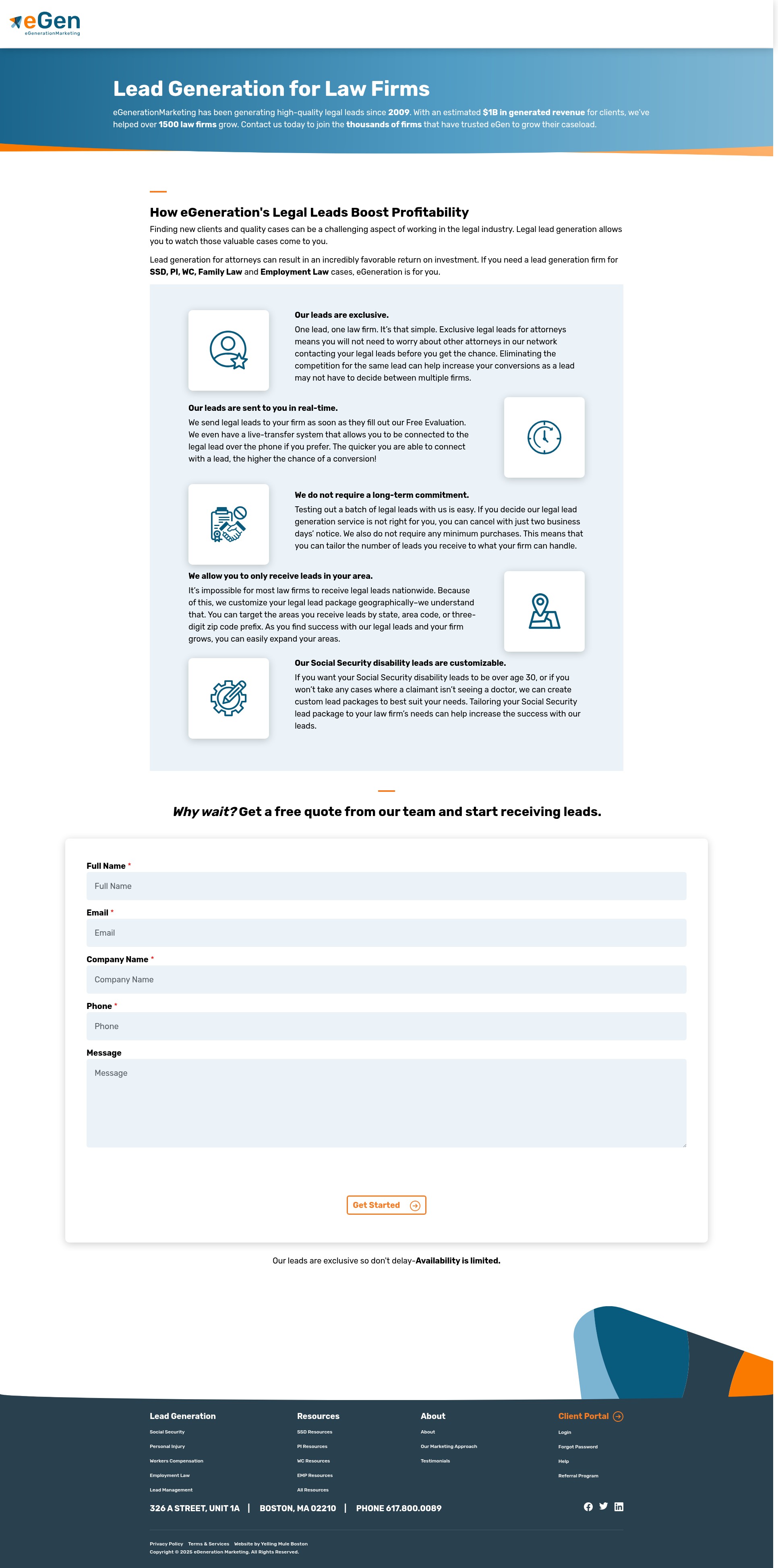 Landing Page